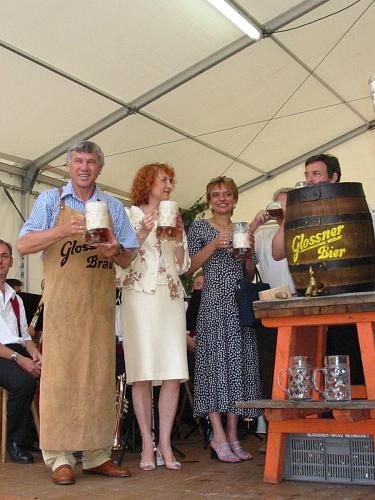 2 Das Bier kann fliessen