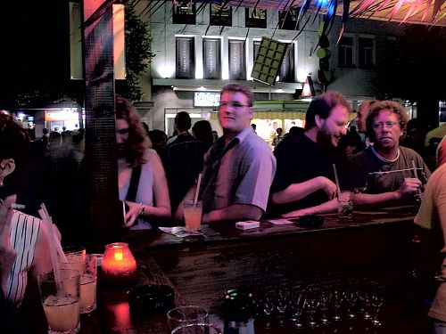 Bar Brasil nachts um halb eins