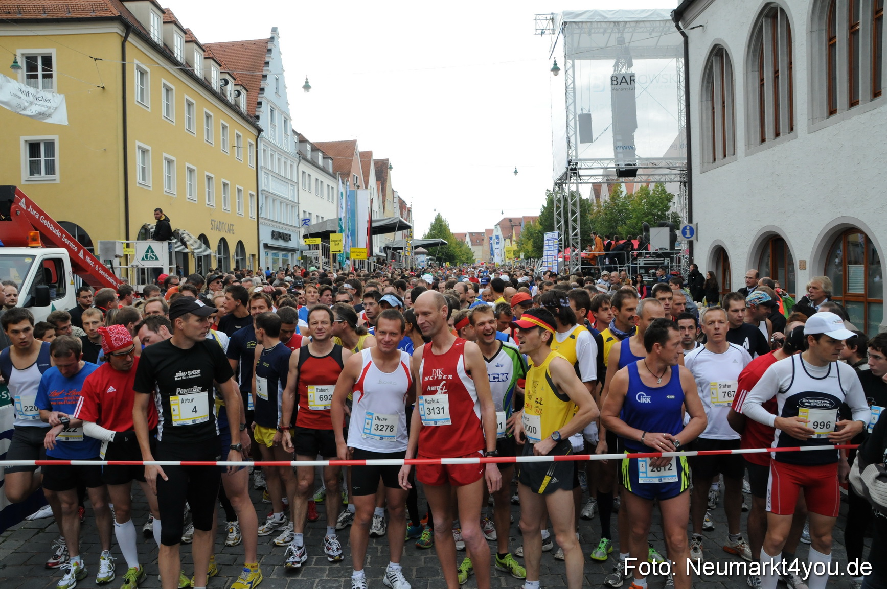 0014 Startbereich Stadtlauf Neumarkt 2008