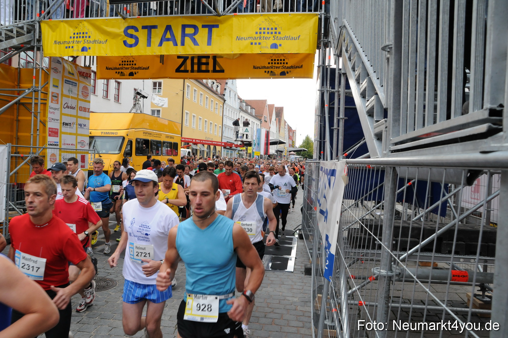 0022 Startbereich Stadtlauf Neumarkt 2008