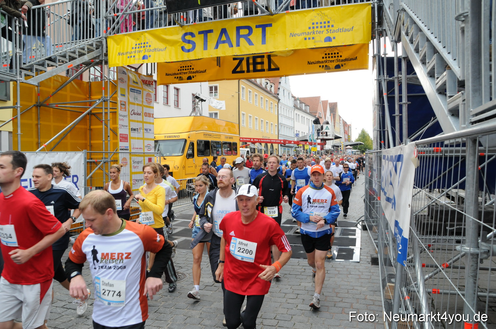 0036 Startbereich Stadtlauf Neumarkt 2008