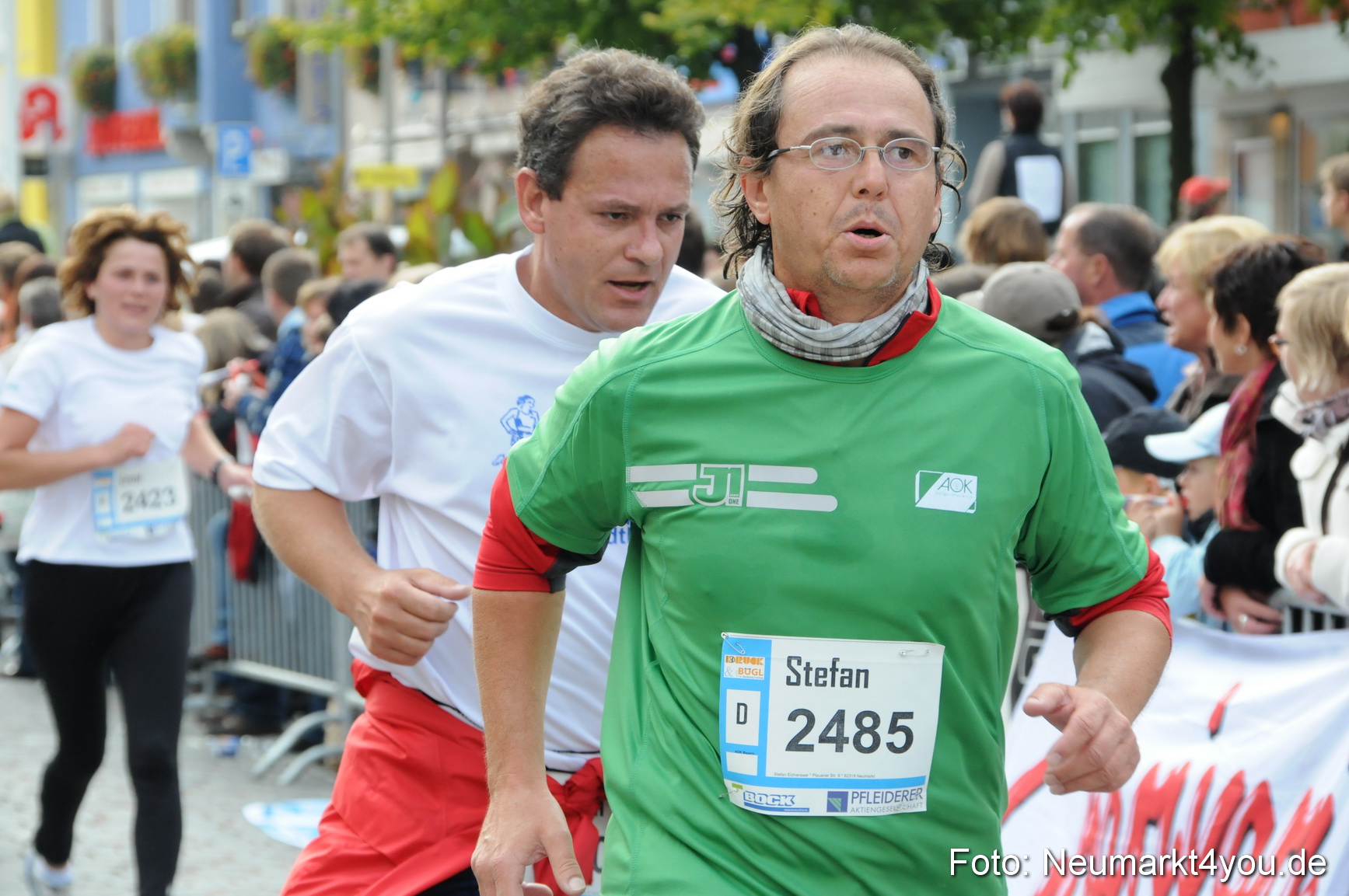 0118 Zieleinlauf Stadtlauf Neumarkt 2008