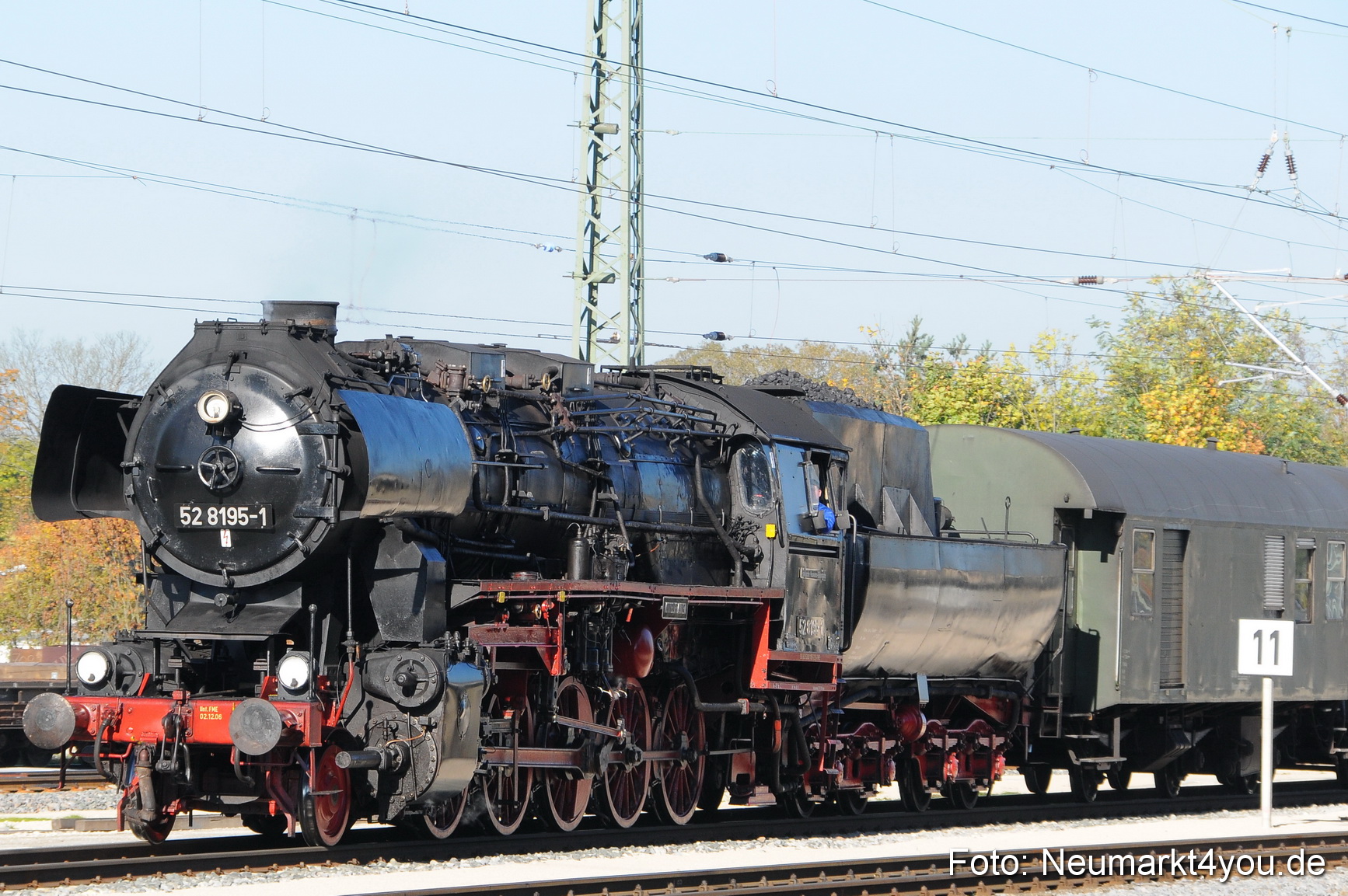 Dampflock Sonderzug Neumarkt 101010 0001