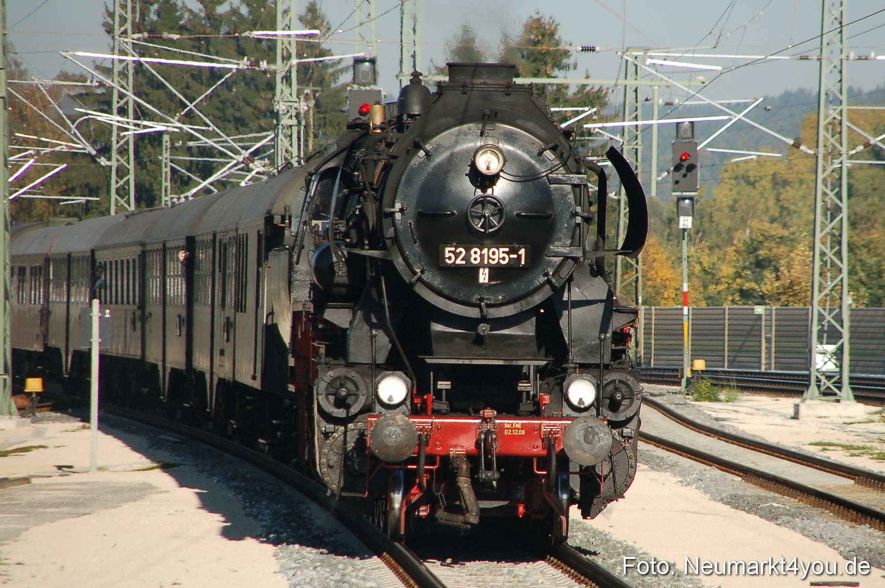 Dampflock Sonderzug Neumarkt 101010 0004