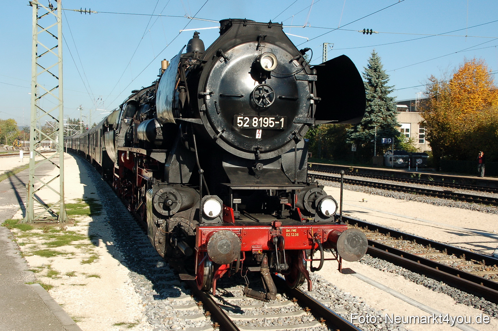 Dampflock Sonderzug Neumarkt 101010 0005