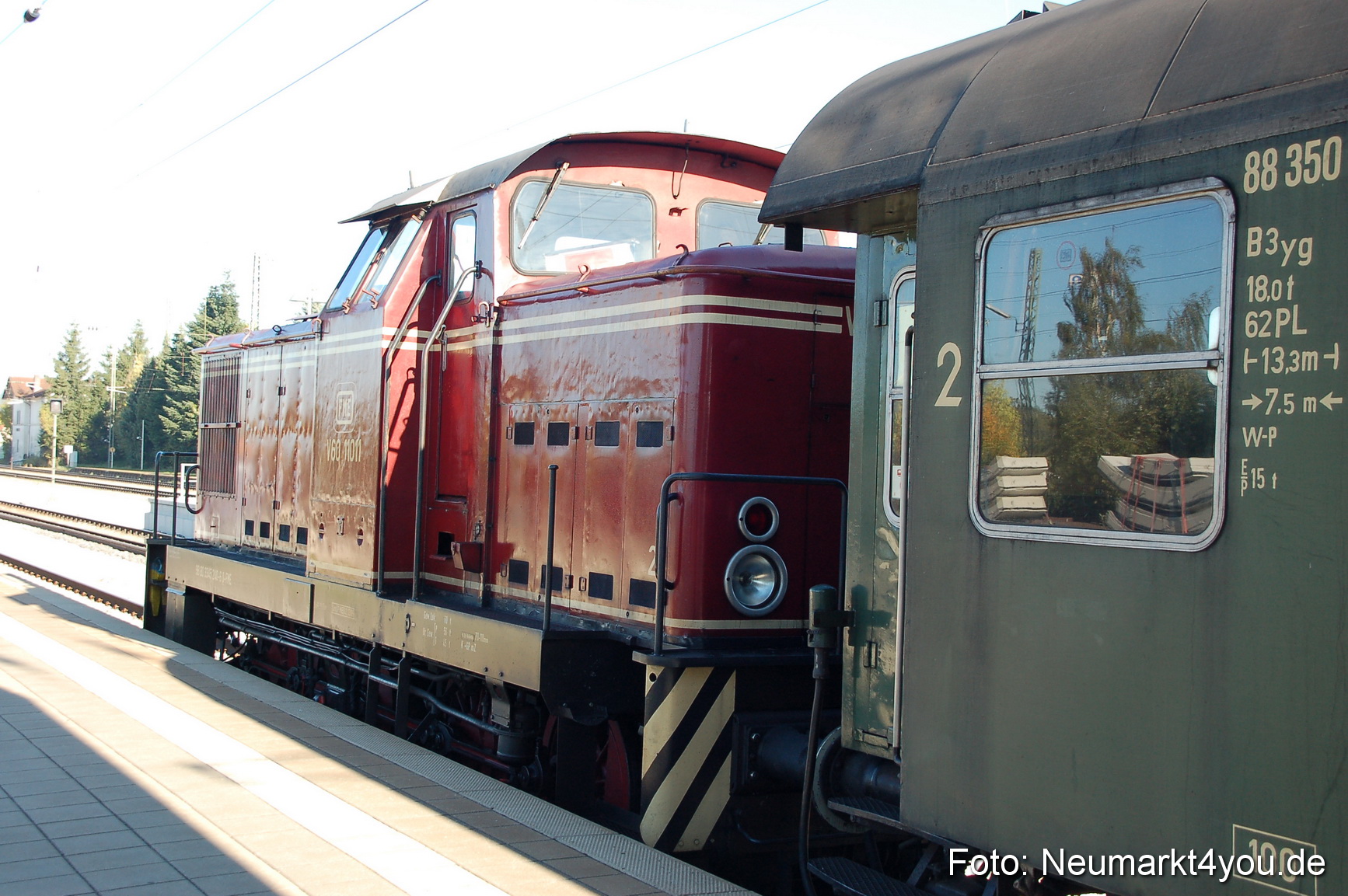 Dampflock Sonderzug Neumarkt 101010 0006