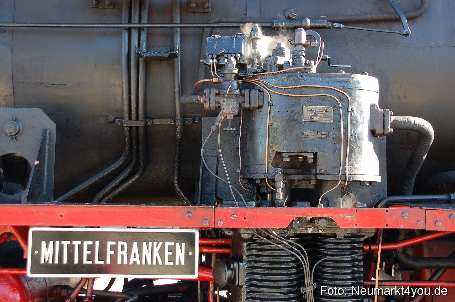 Dampflock Sonderzug Neumarkt 101010 0010