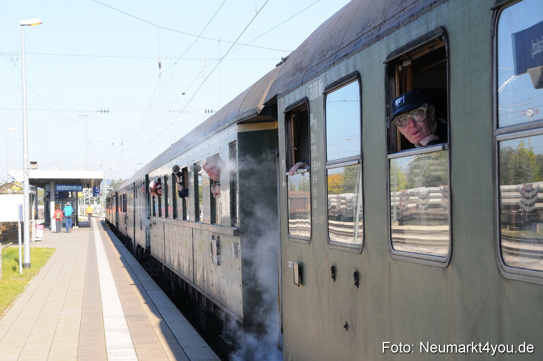 Dampflock Sonderzug Neumarkt 101010 0011