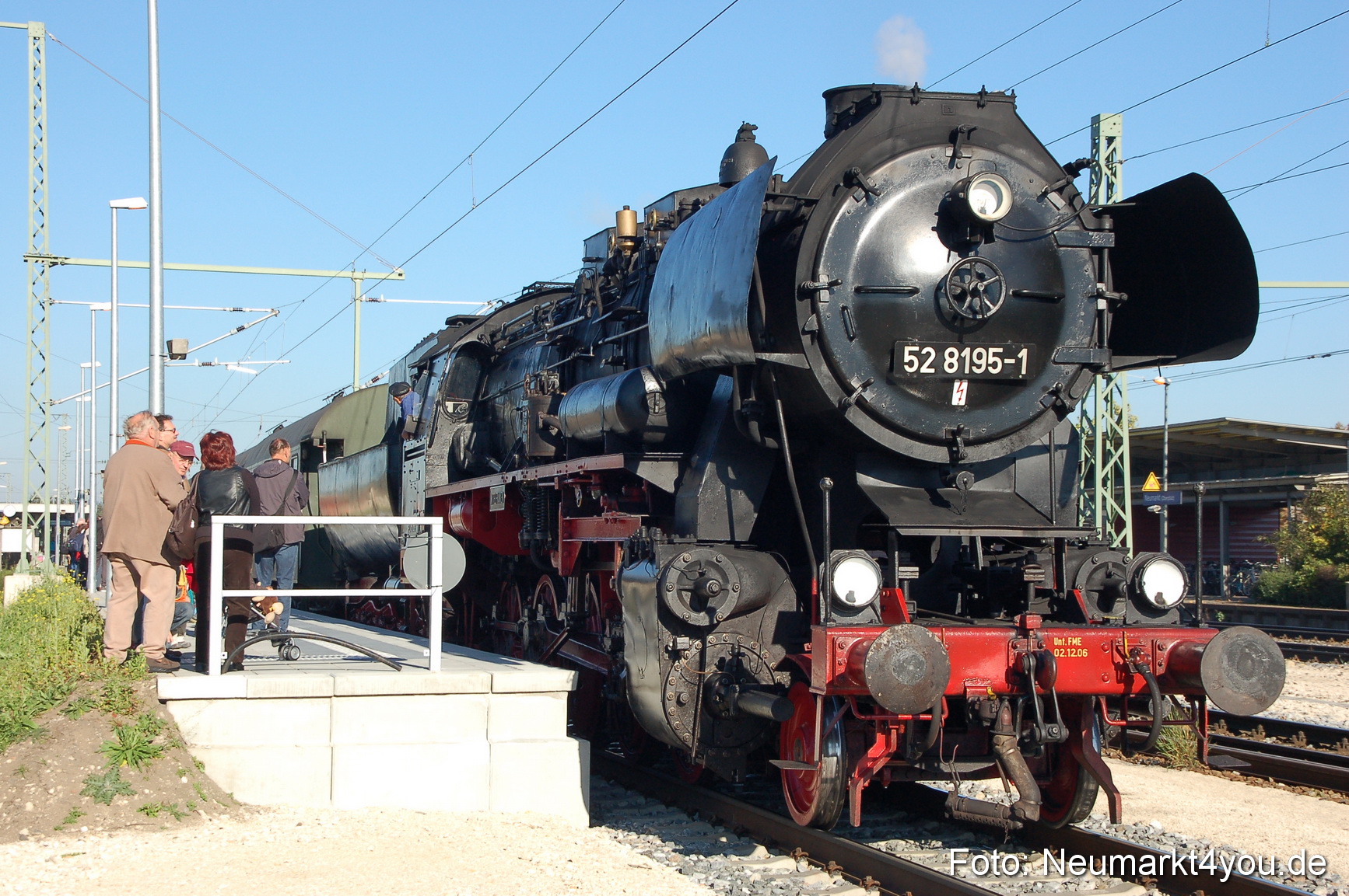 Dampflock Sonderzug Neumarkt 101010 0019
