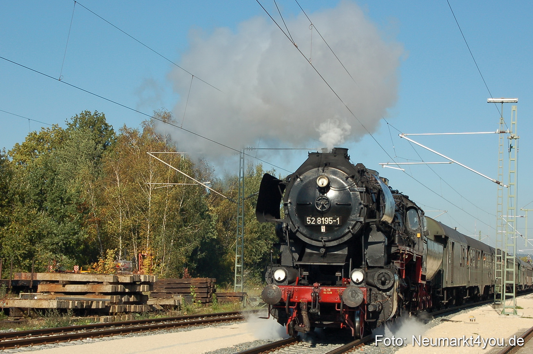 Dampflock Sonderzug Neumarkt 101010 0022