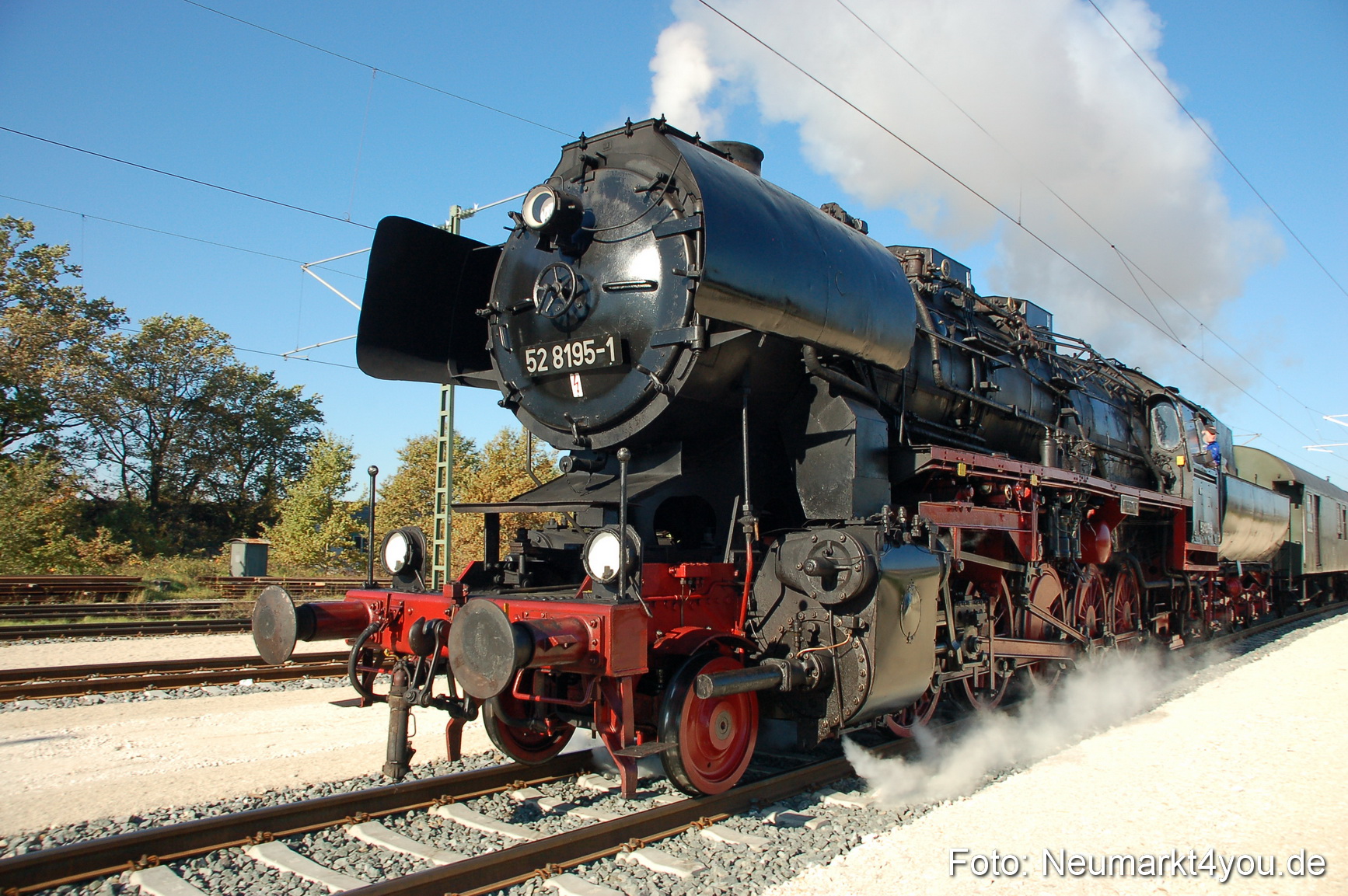 Dampflock Sonderzug Neumarkt 101010 0023