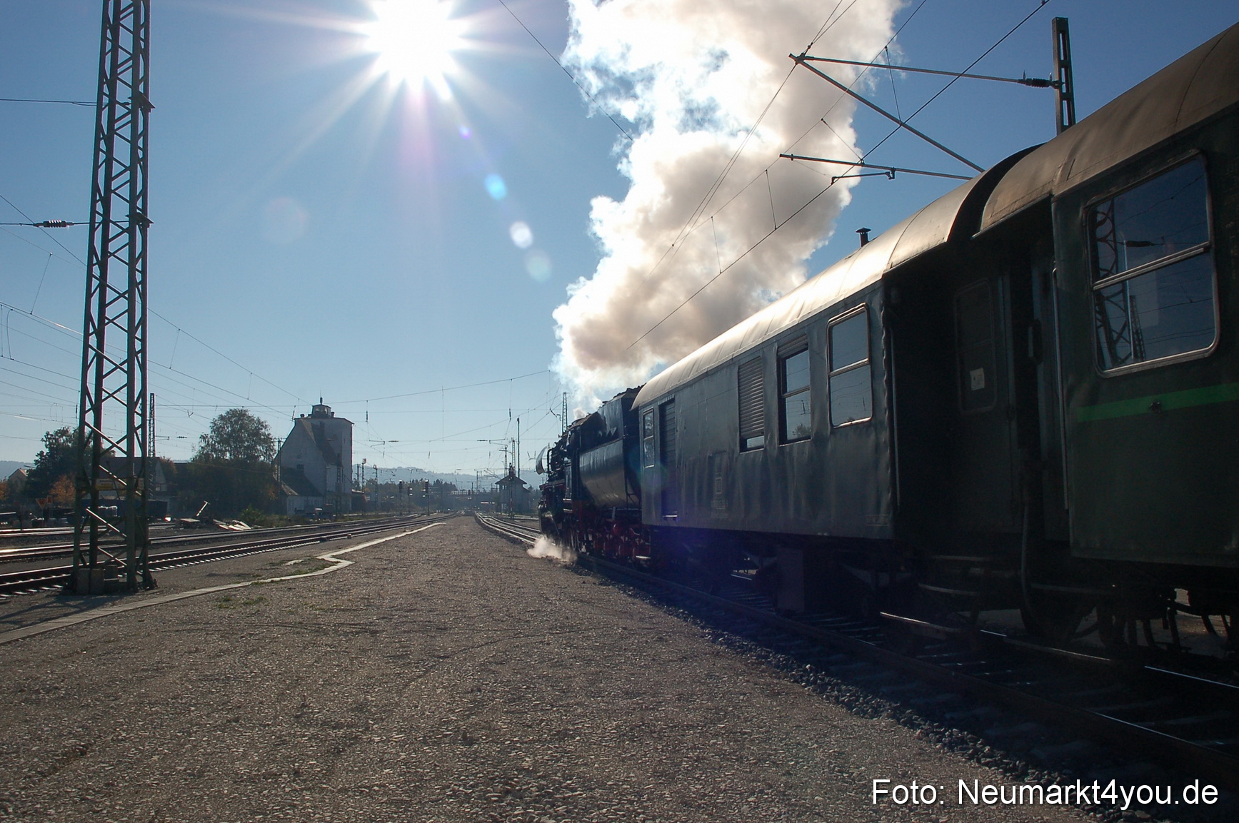Dampflock Sonderzug Neumarkt 101010 0025
