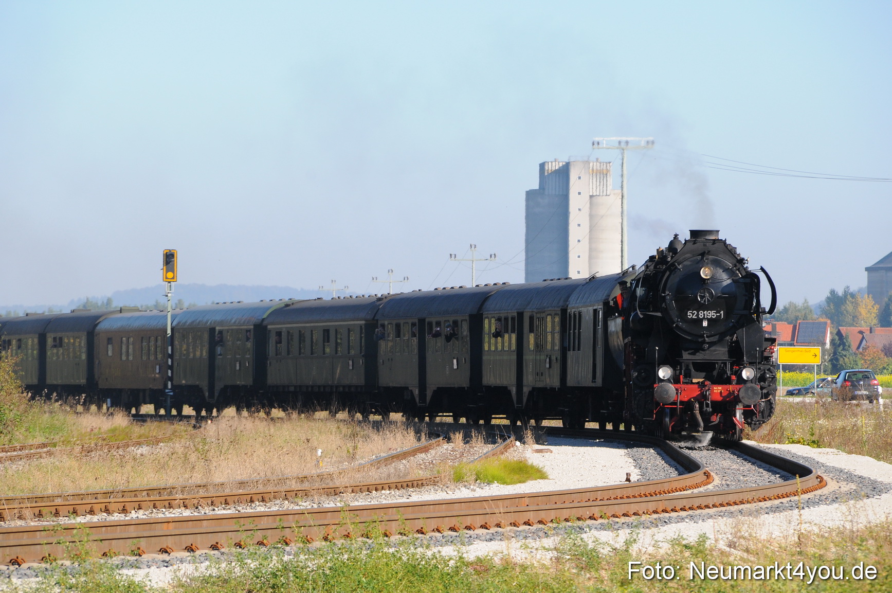 Dampflock Sonderzug Neumarkt 101010 0030