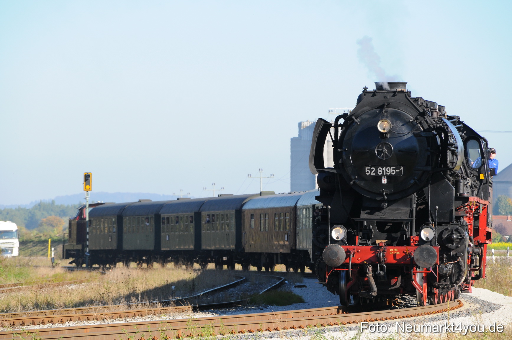 Dampflock Sonderzug Neumarkt 101010 0032