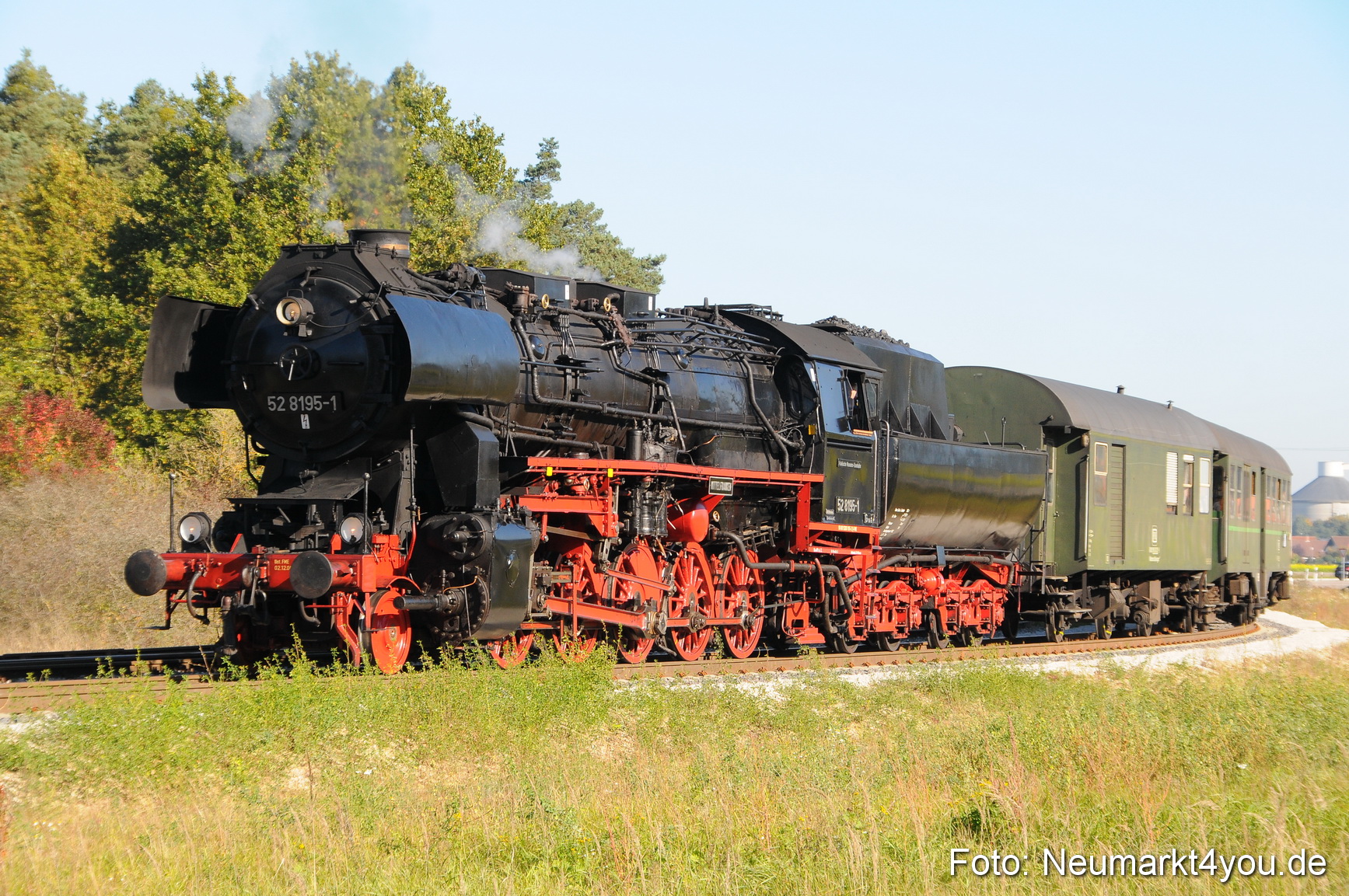 Dampflock Sonderzug Neumarkt 101010 0033
