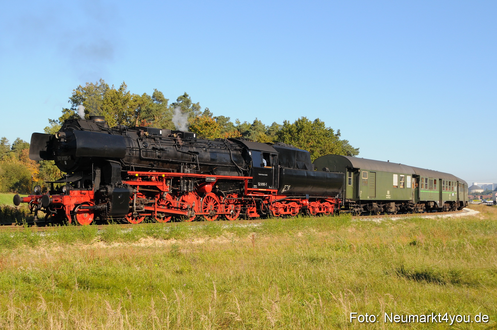 Dampflock Sonderzug Neumarkt 101010 0034