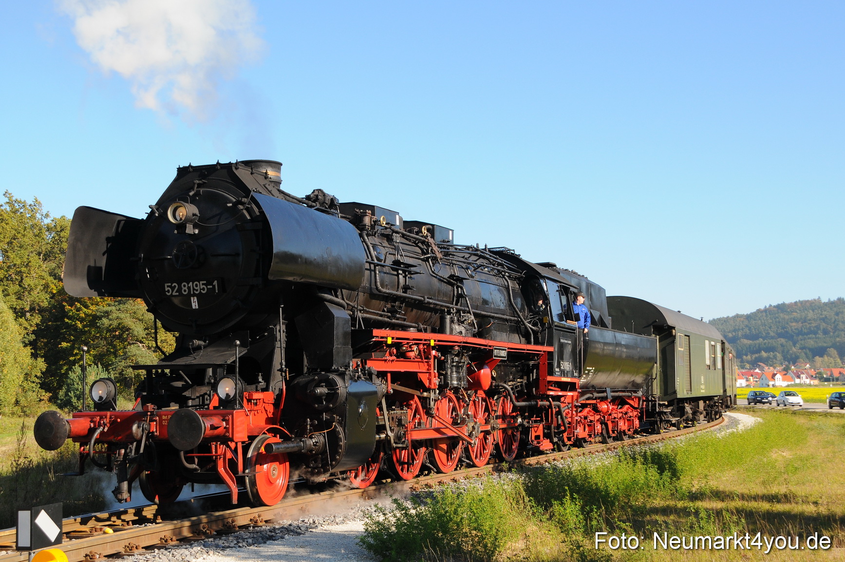 Dampflock Sonderzug Neumarkt 101010 0035