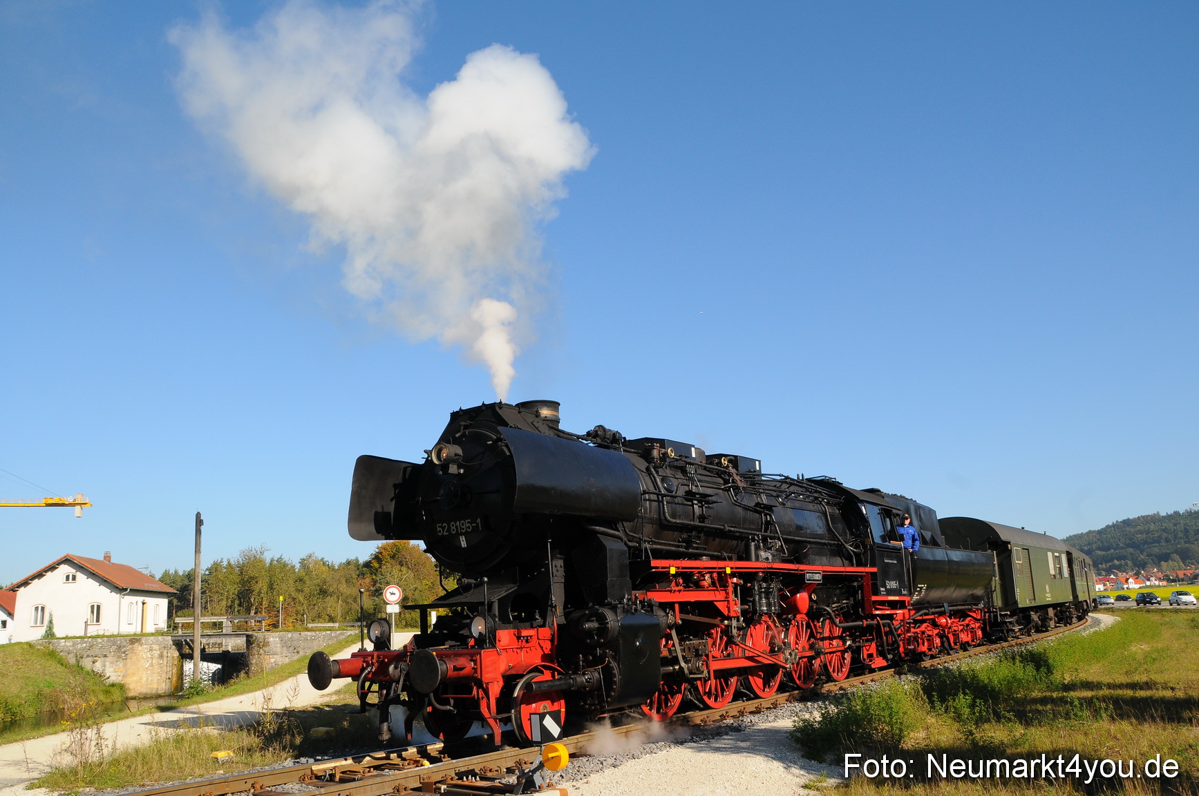Dampflock Sonderzug Neumarkt 101010 0036
