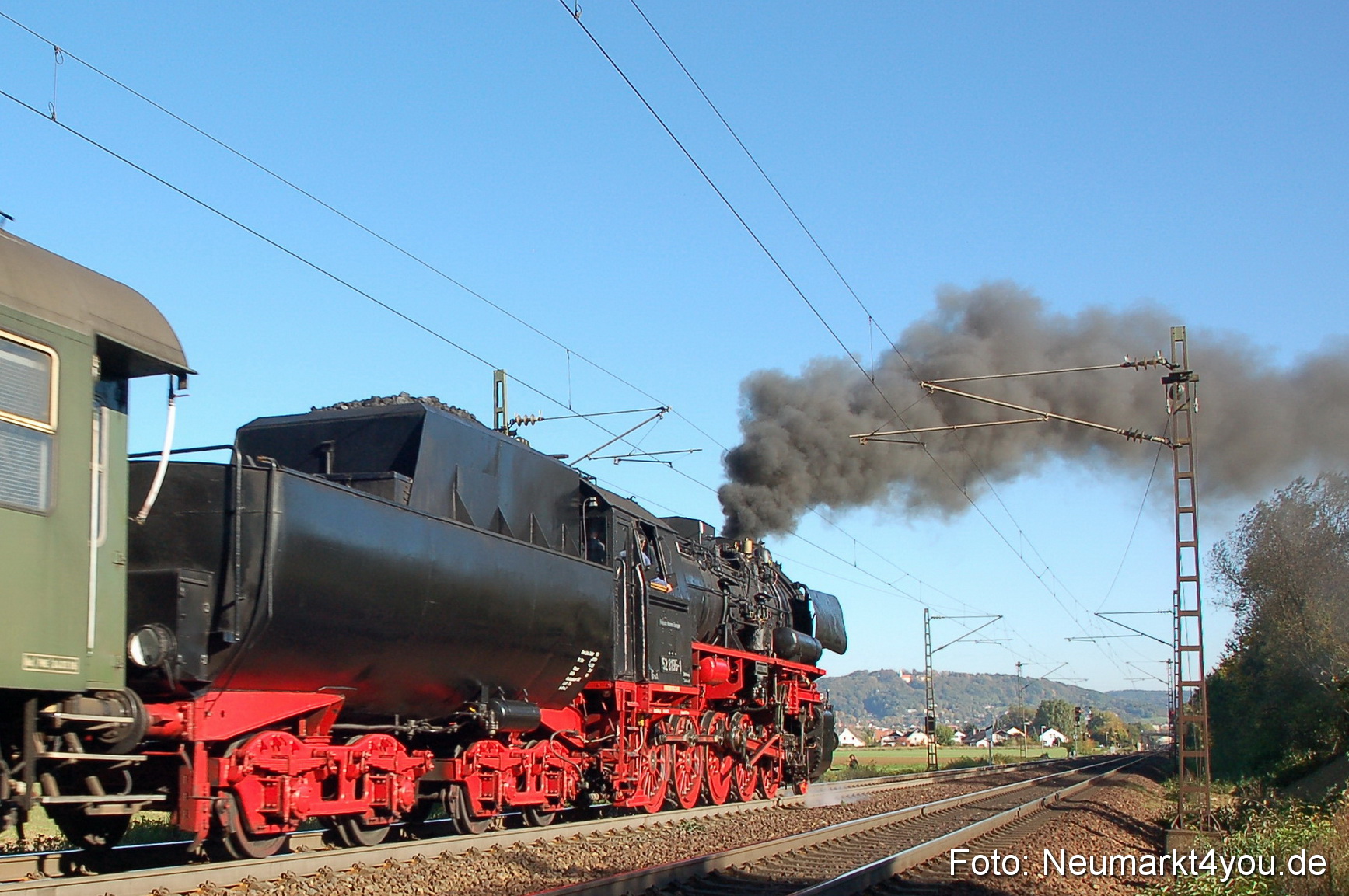 Dampflock Sonderzug Neumarkt 101010 0039