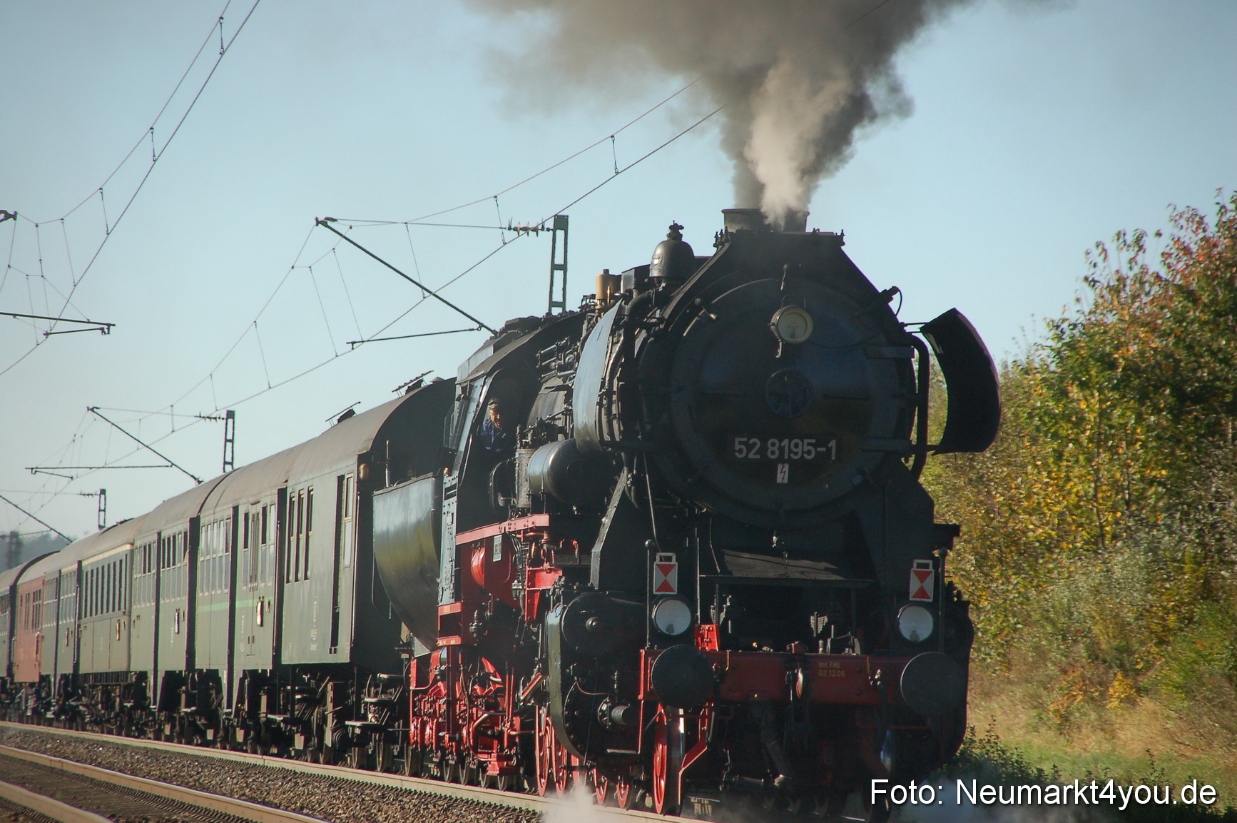 Dampflock Sonderzug Neumarkt 101010 0040