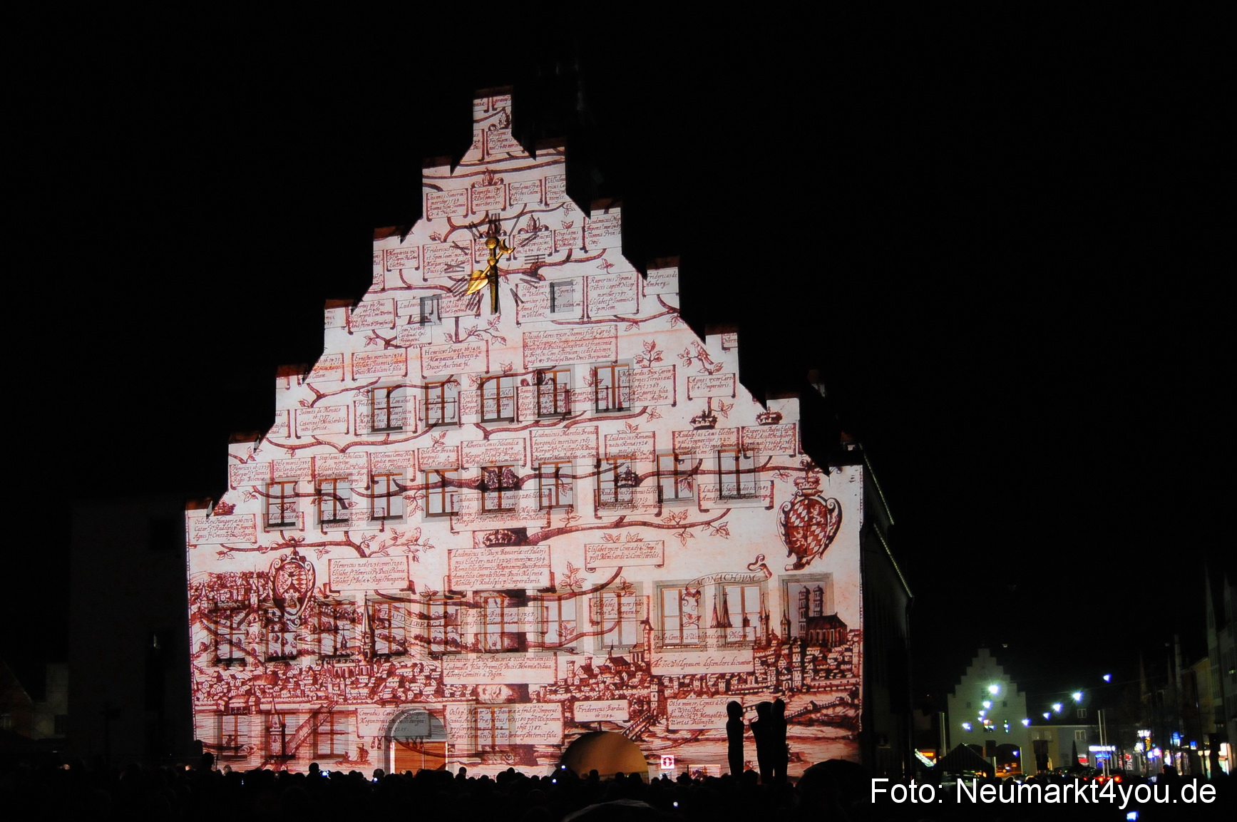 Jubiläumsshow Rathausfassade 200310 0011