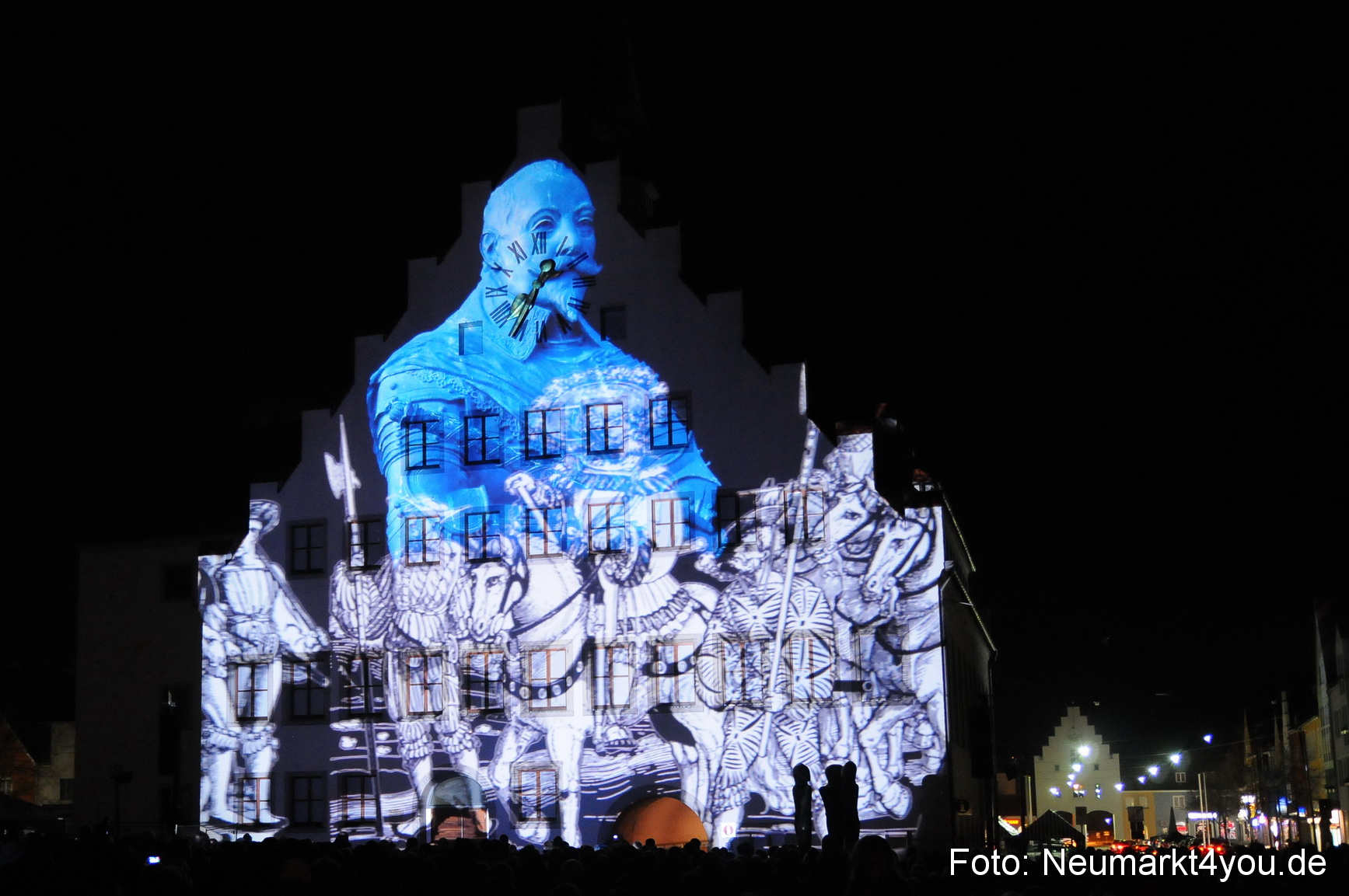 Jubiläumsshow Rathausfassade 200310 0025