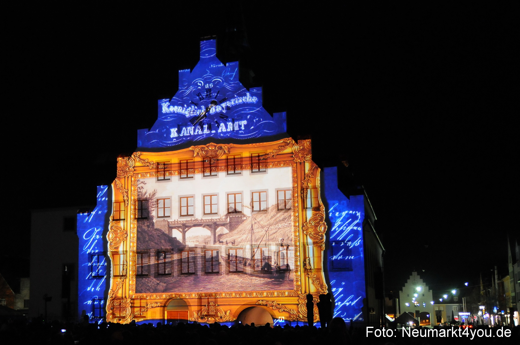 Jubiläumsshow Rathausfassade 200310 0034