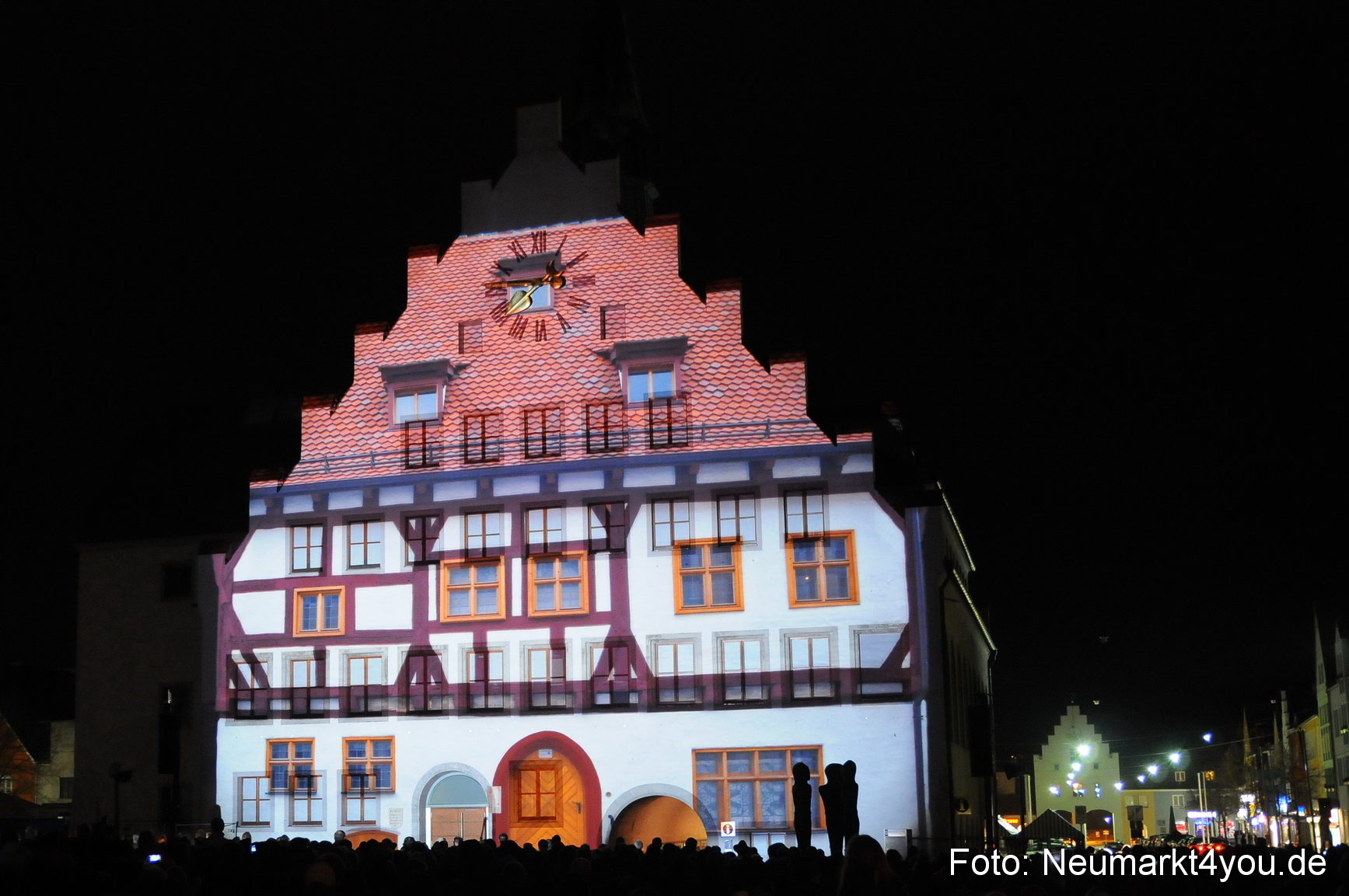 Jubiläumsshow Rathausfassade 200310 0049