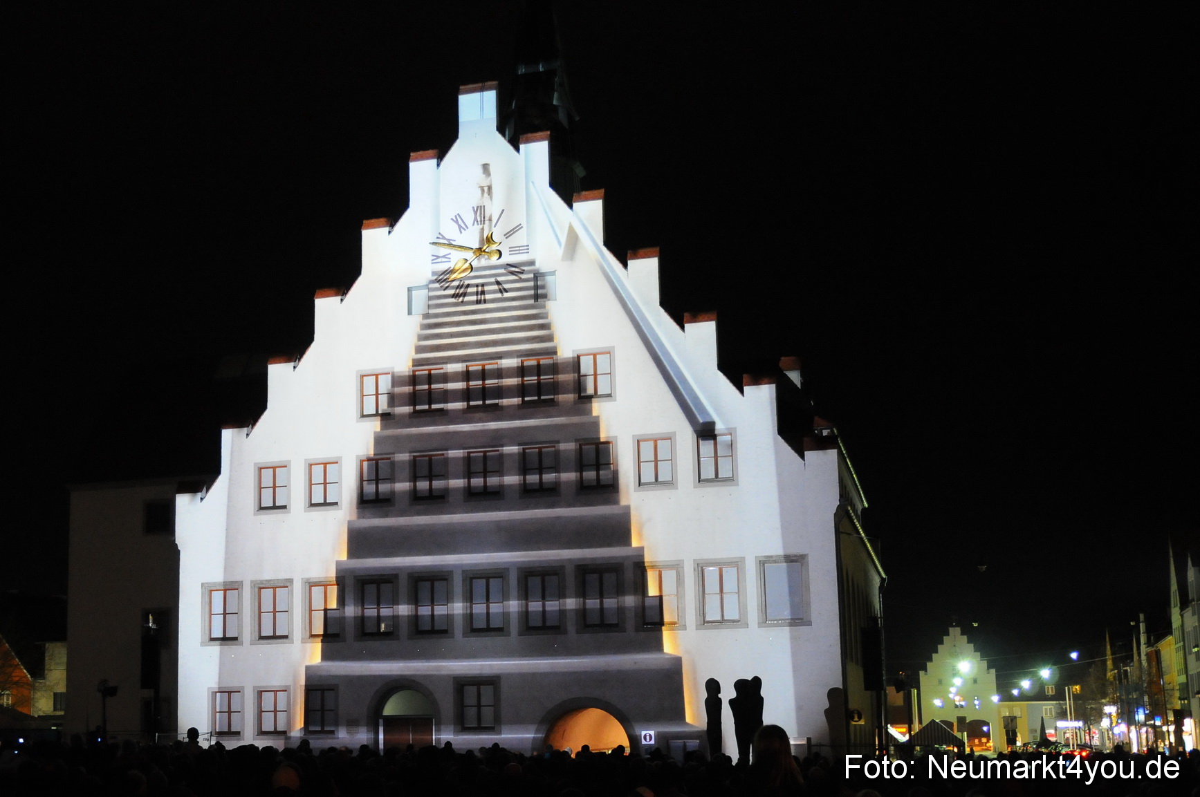 Jubiläumsshow Rathausfassade 200310 0055