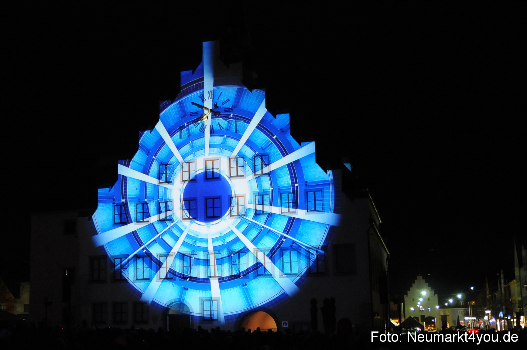 Jubiläumsshow Rathausfassade 200310 0063