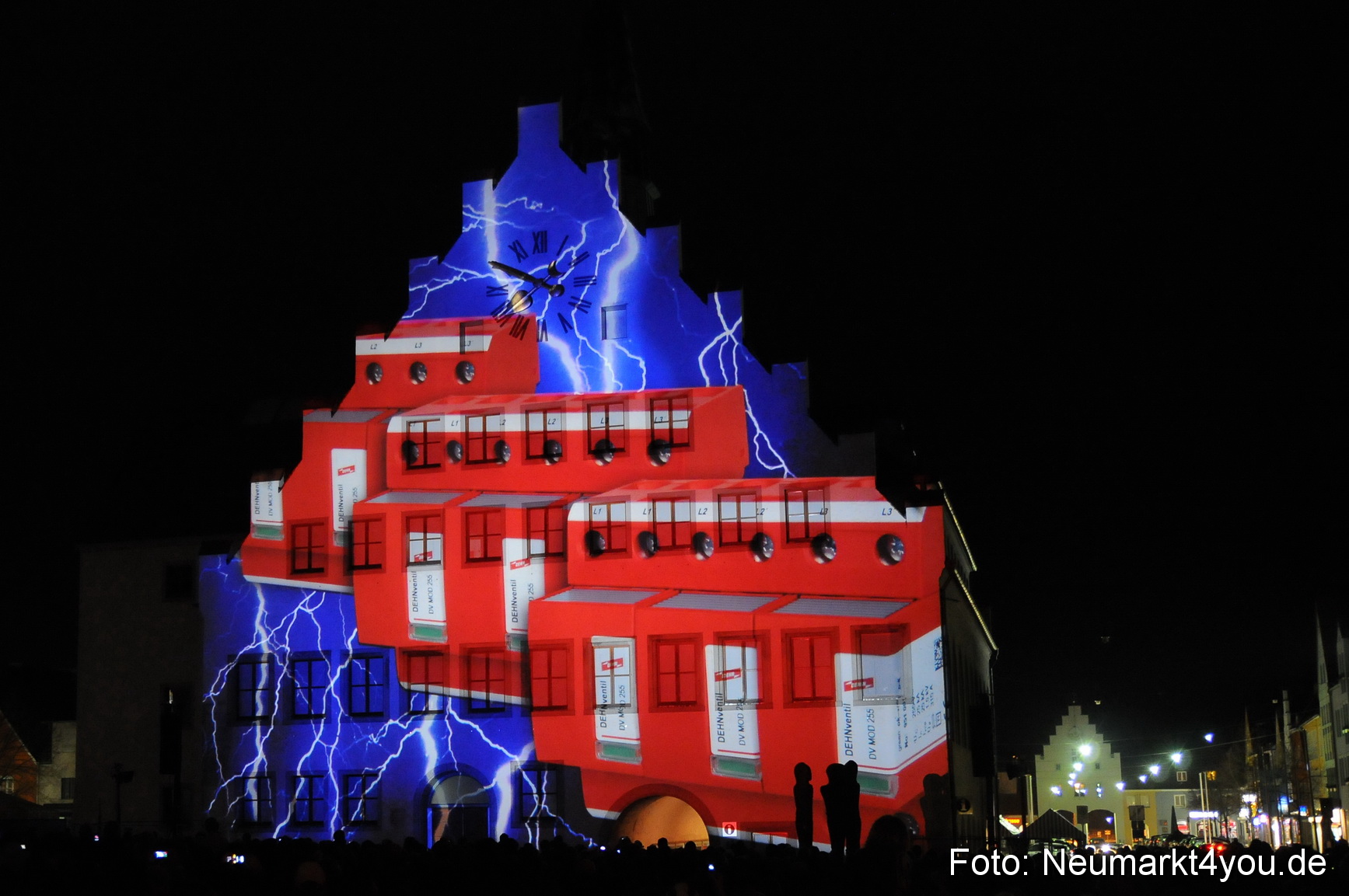 Jubiläumsshow Rathausfassade 200310 0065