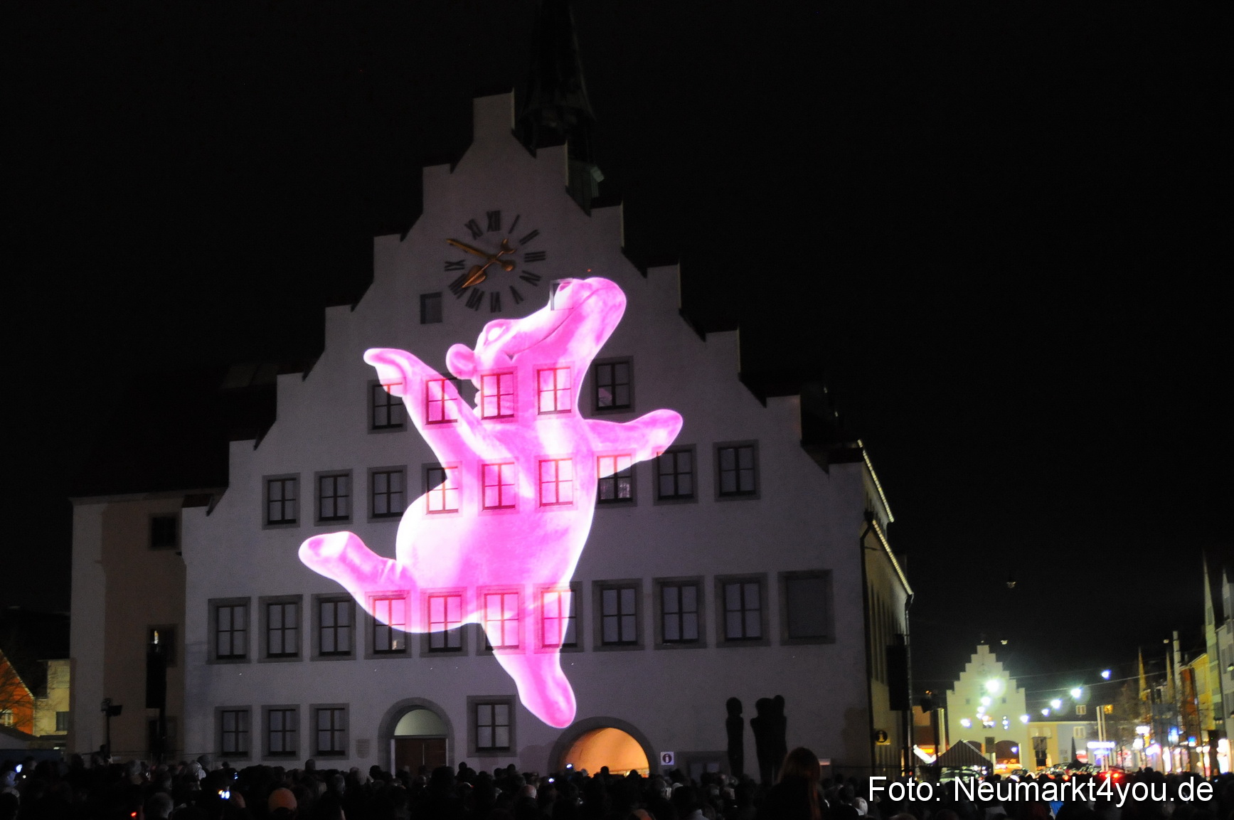 Jubiläumsshow Rathausfassade 200310 0066