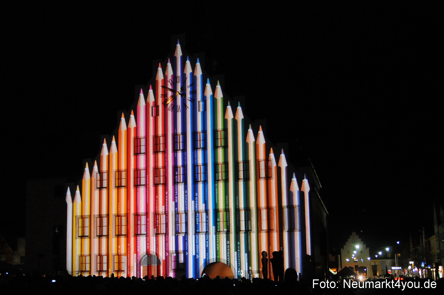 Jubiläumsshow Rathausfassade 200310 0067