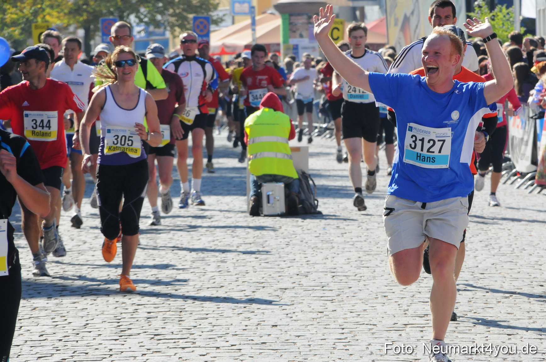 Zieleinlauf Stadtlauf Neumarkt 190910 0060