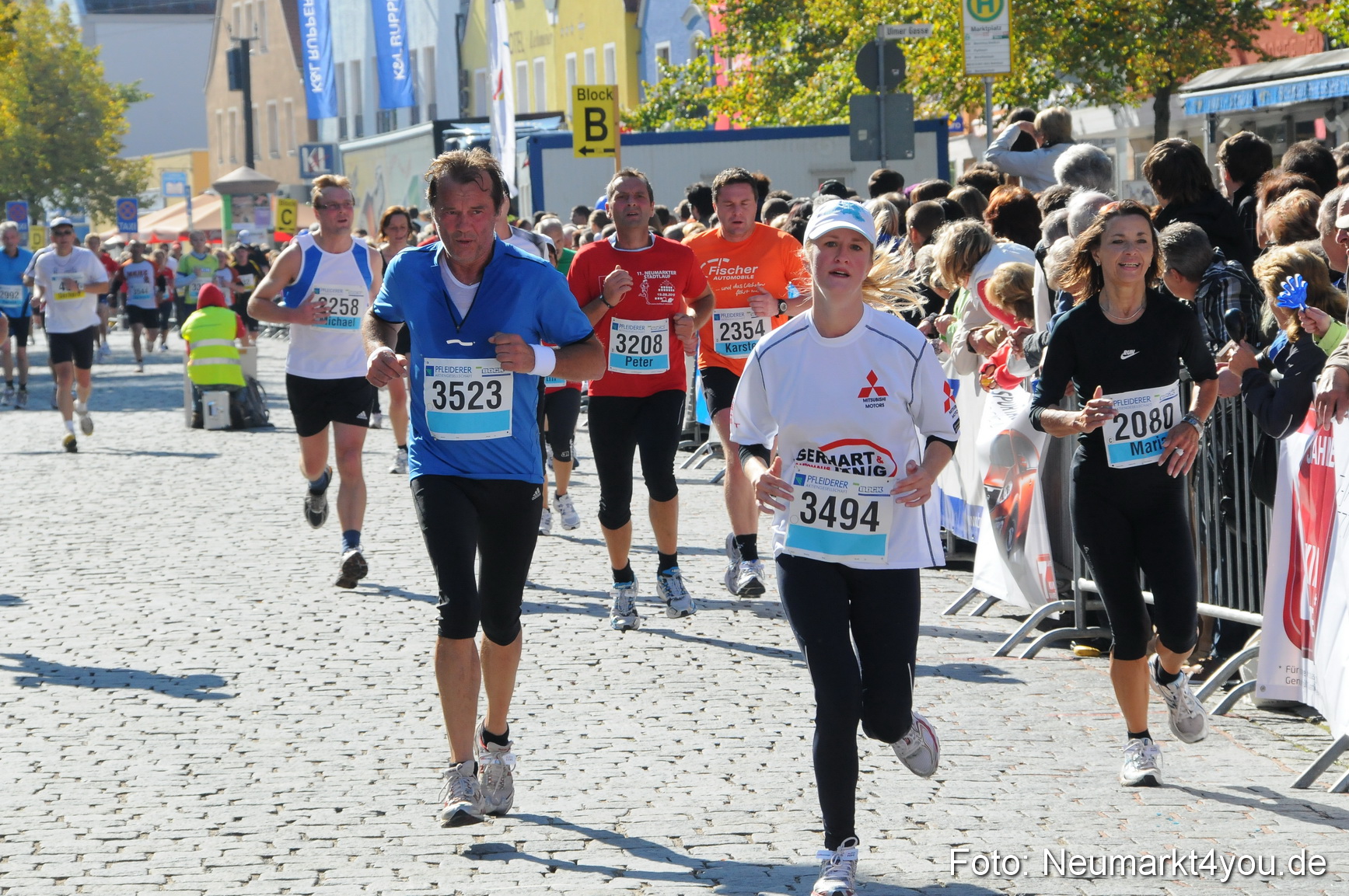 Zieleinlauf Stadtlauf Neumarkt 190910 0070