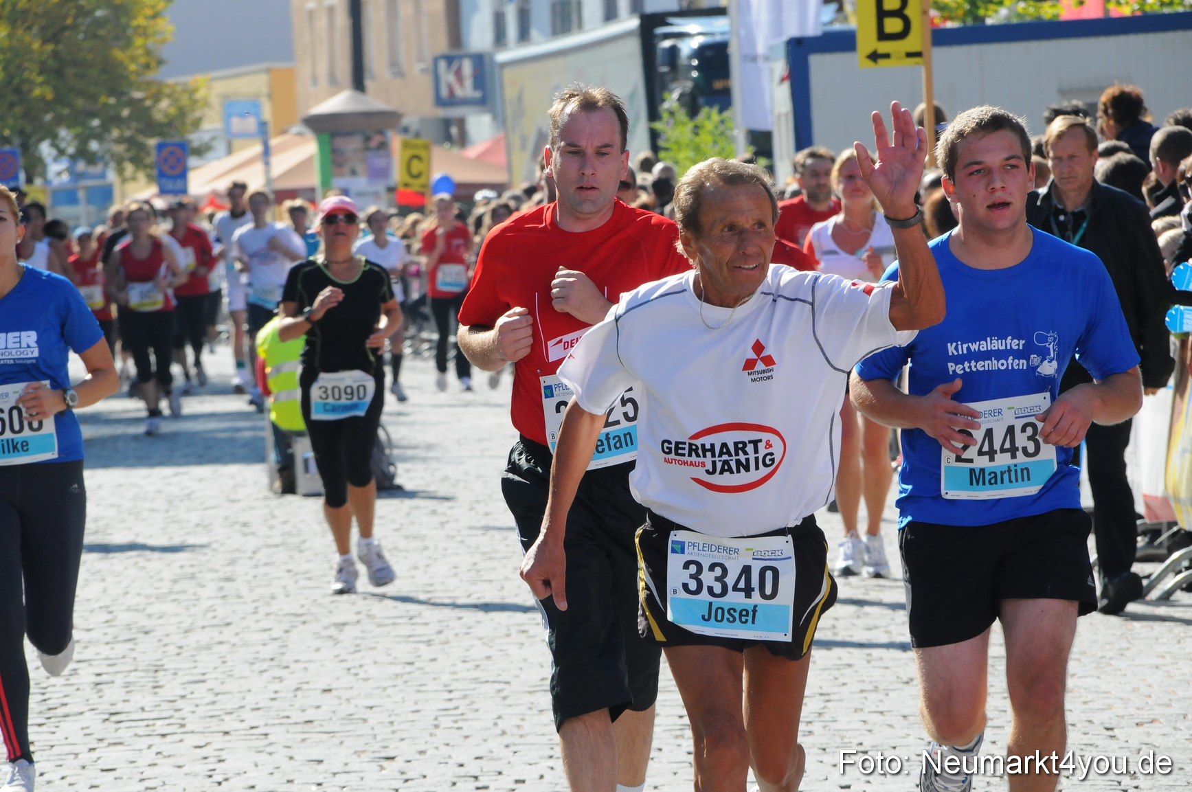 Zieleinlauf Stadtlauf Neumarkt 190910 0080