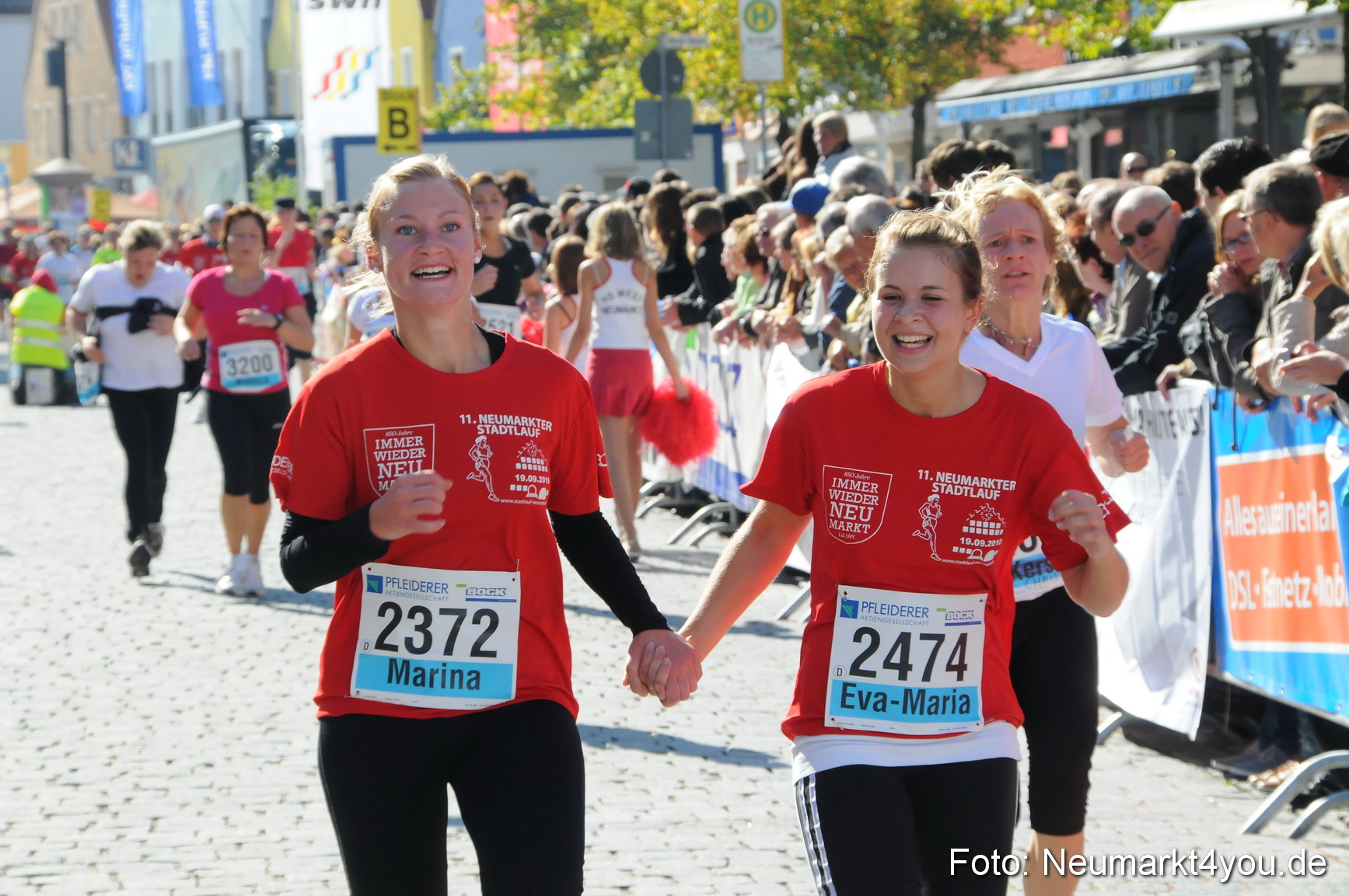 Zieleinlauf Stadtlauf Neumarkt 190910 0090