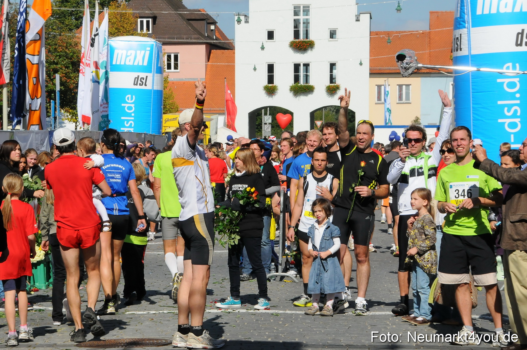 Zieleinlauf Stadtlauf Neumarkt 190910 0149