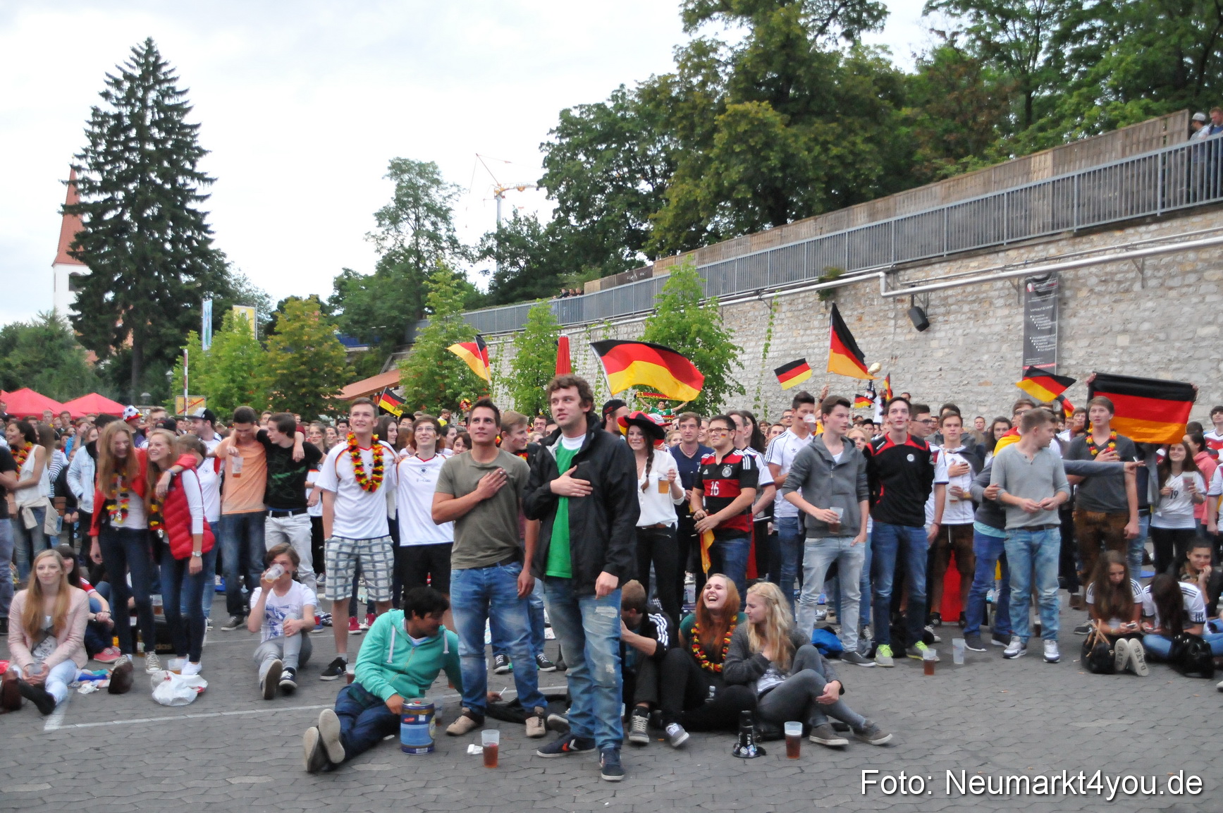 Fussball WM 2014 Neumarkt Deutschland Argentinien 1 0 2014