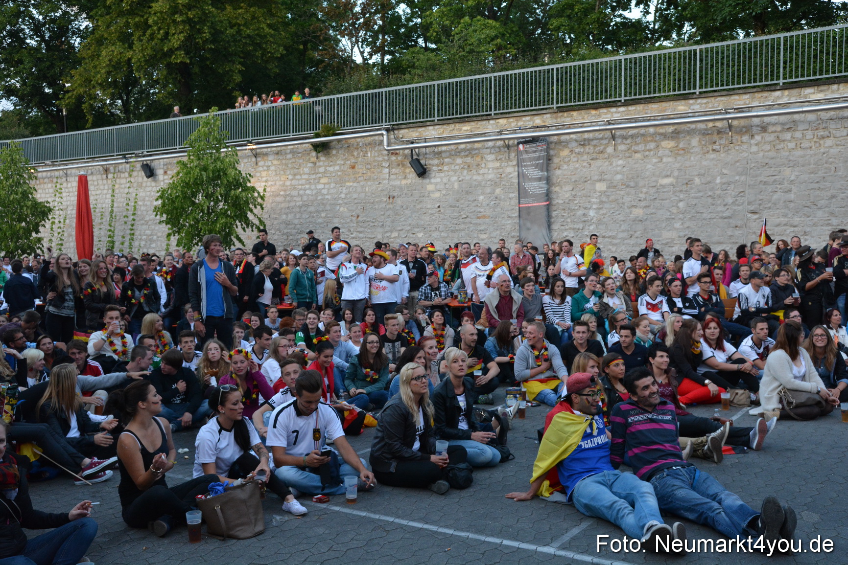 Fussball WM 2014 Neumarkt Deutschland Ghana 2 2 2014