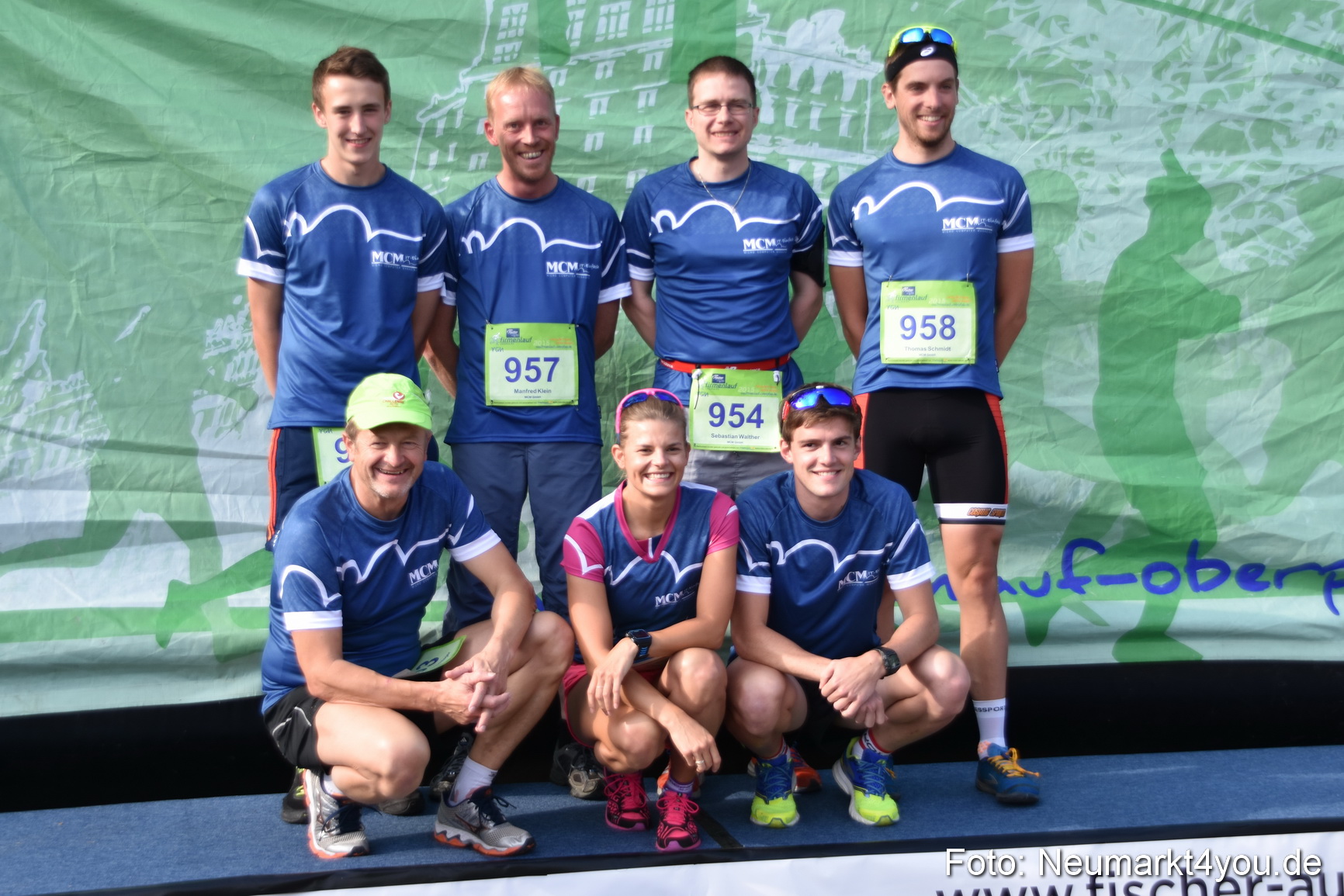 Firmenlauf Neumarkt Start Ziel Siegerehrung 2015