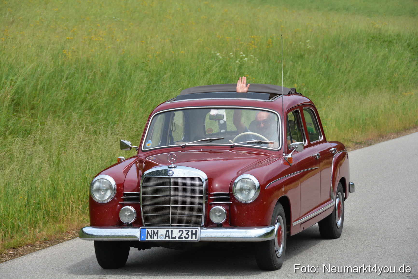 Oldtimertreffen Neumarkt Strecke 040617 0031