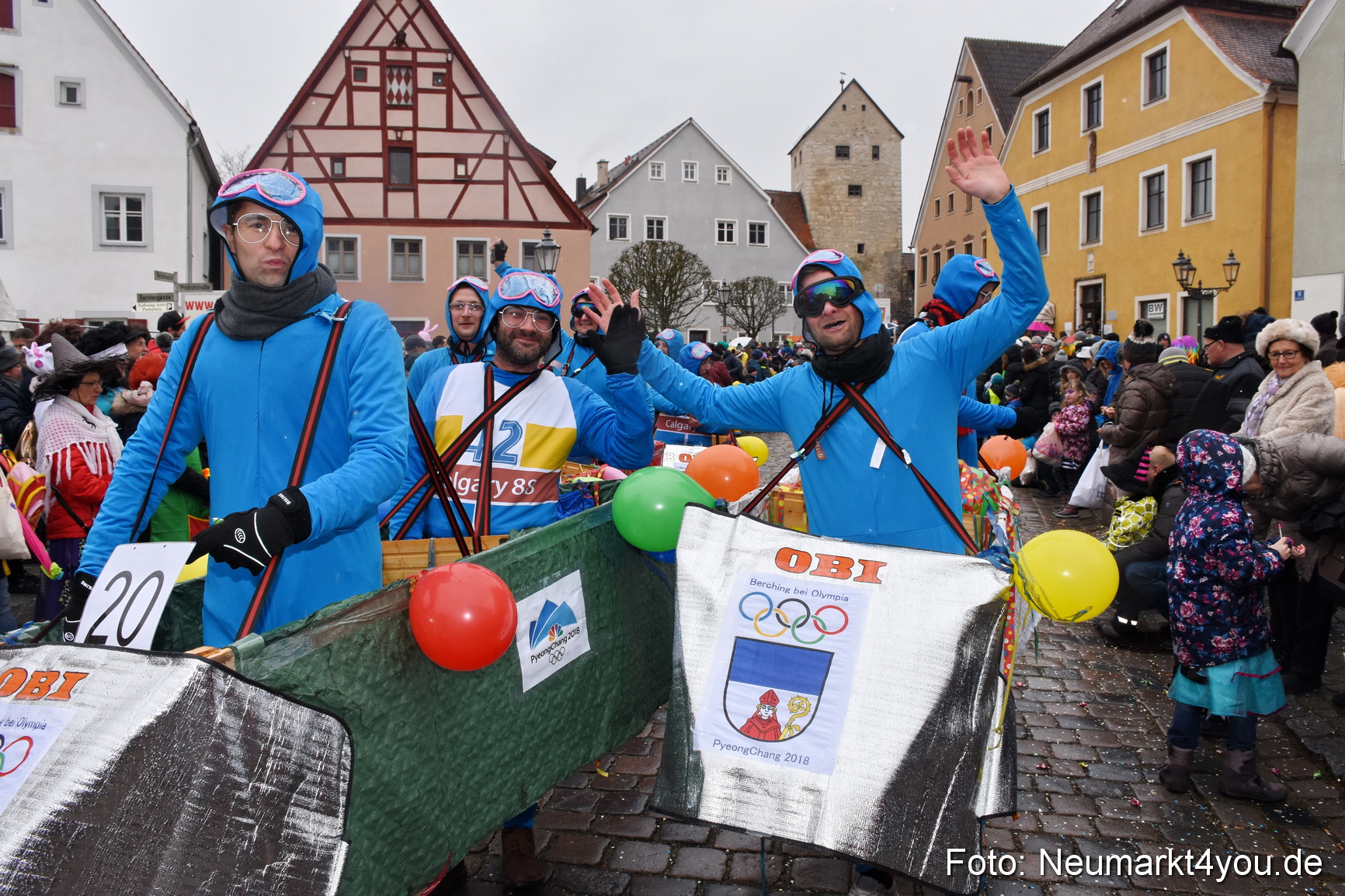 Faschingszug Berching 2018 110218 0214