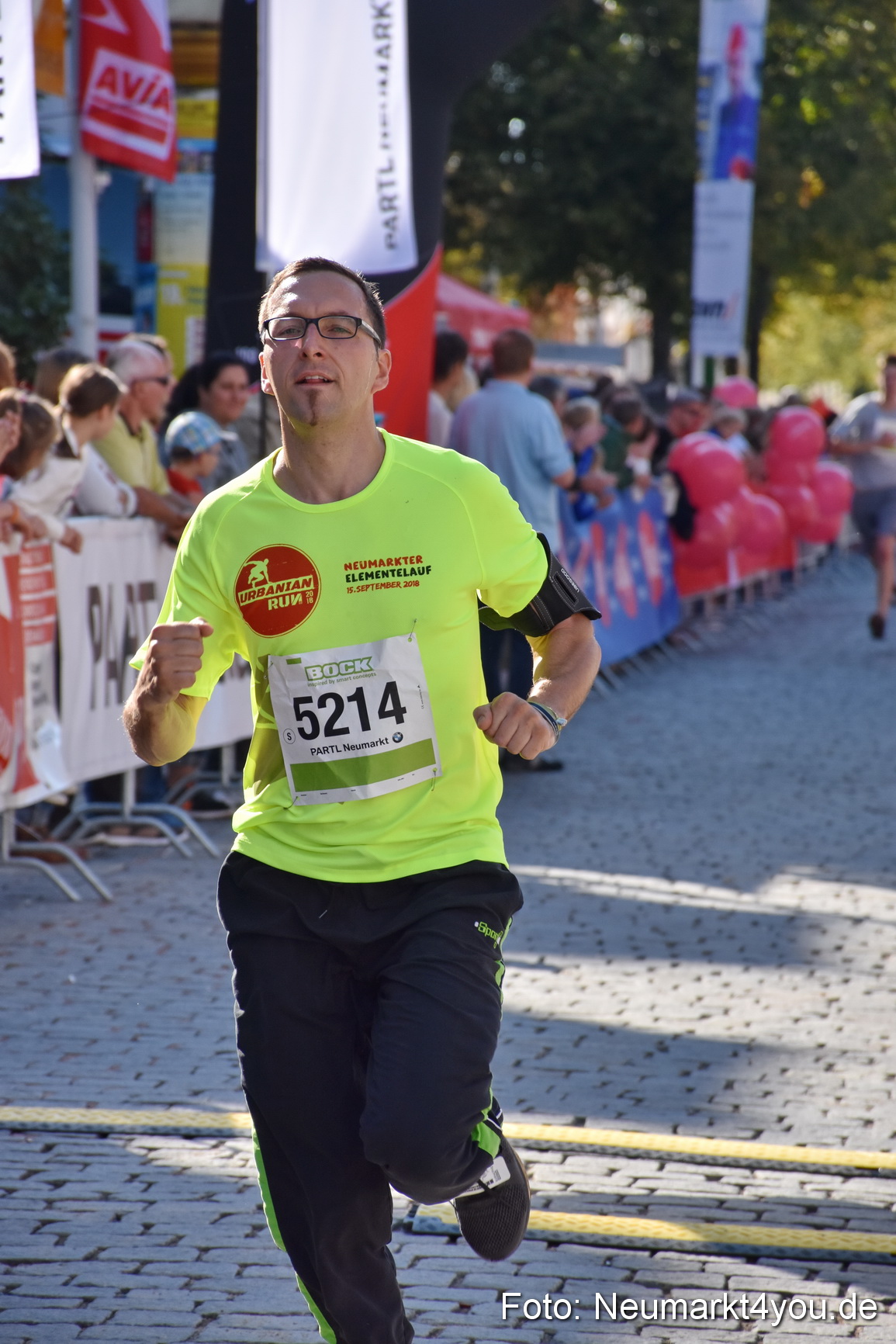 Zieleinlauf Stadtlauf Neumarkt 2018 0044
