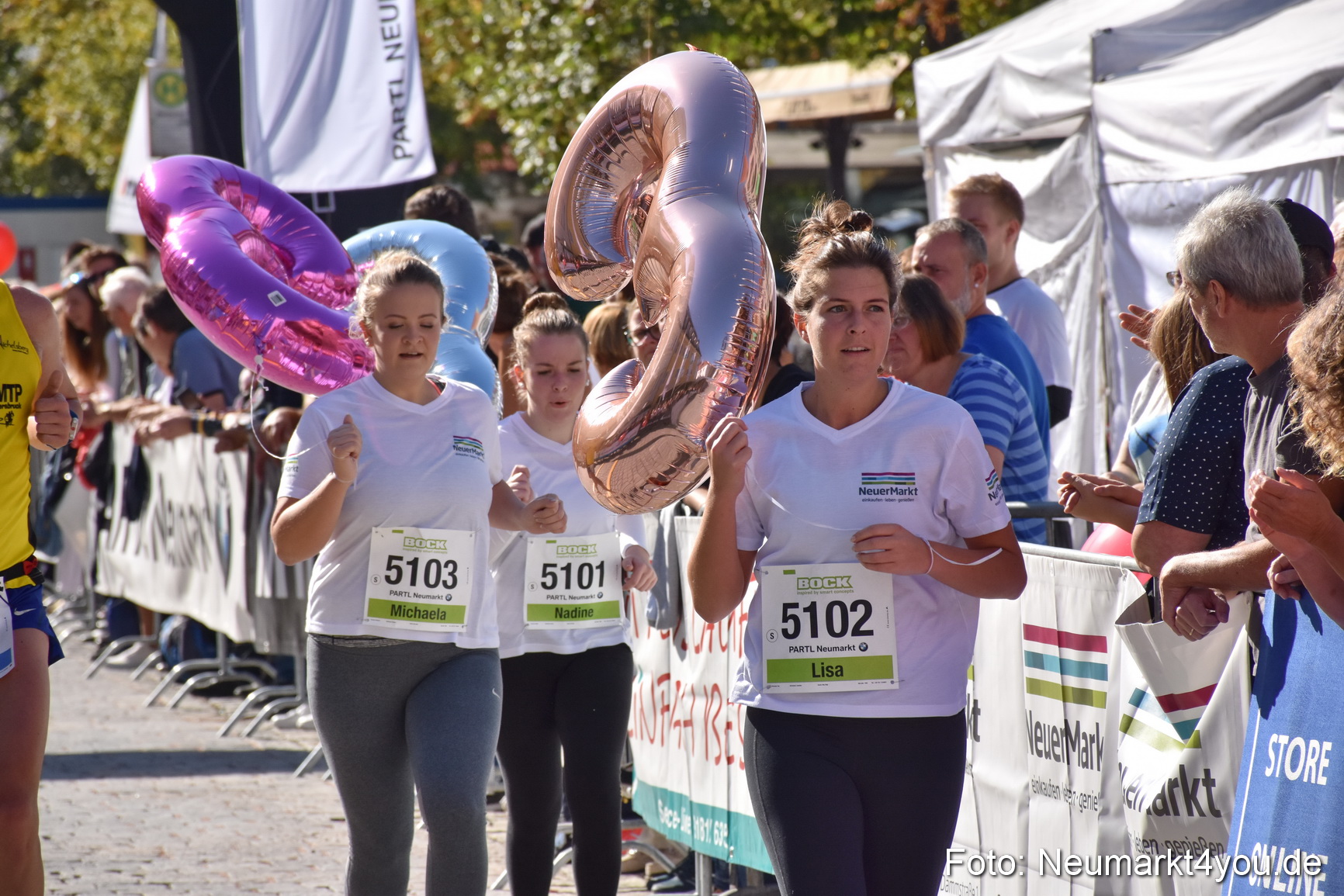 Zieleinlauf Stadtlauf Neumarkt 2018 0212