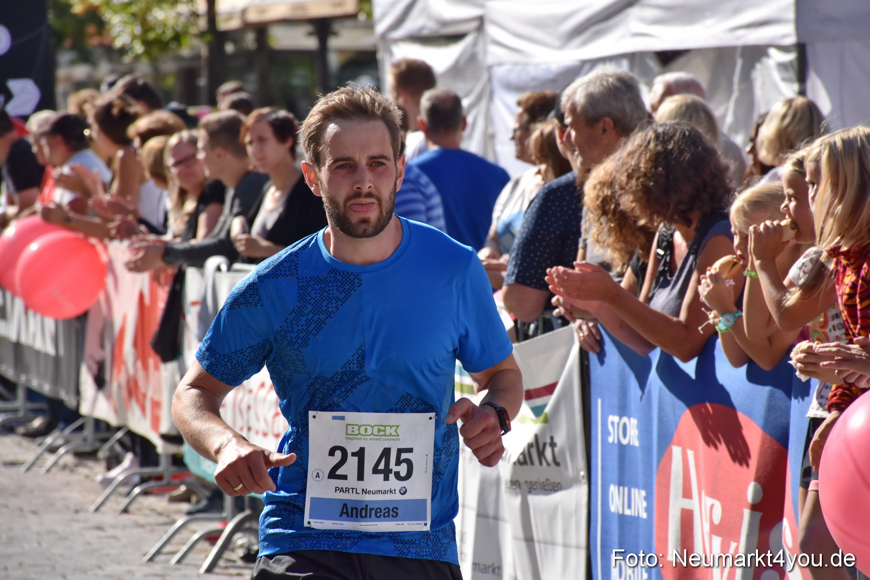 Zieleinlauf Stadtlauf Neumarkt 2018 0217