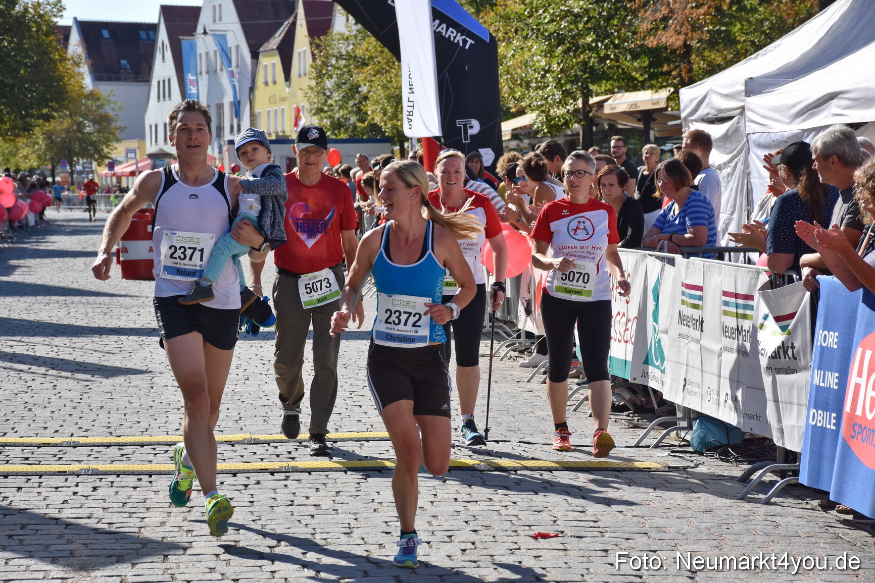 Zieleinlauf Stadtlauf Neumarkt 2018 0233