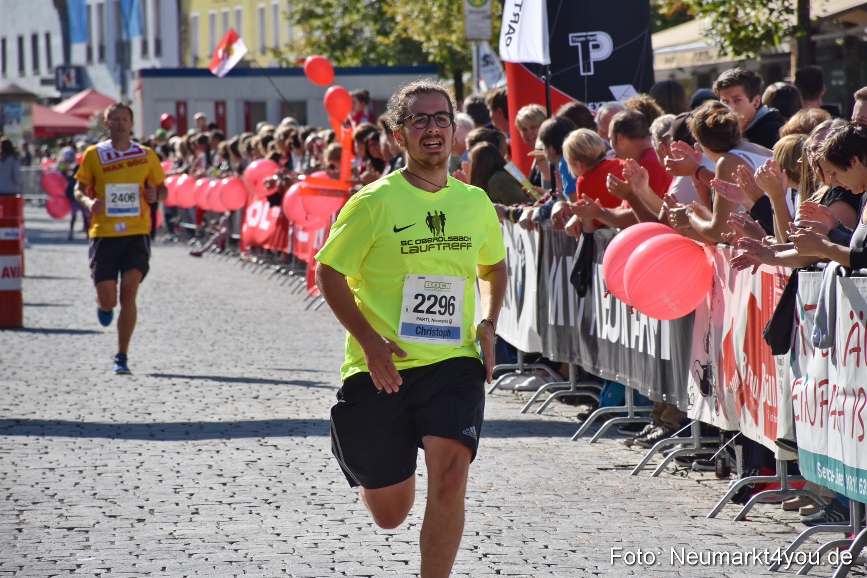 Zieleinlauf Stadtlauf Neumarkt 2018 0297