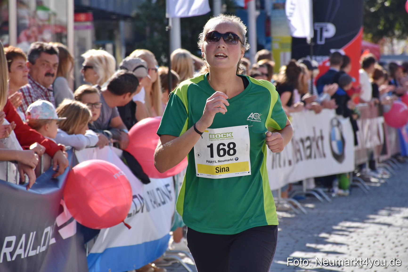 Zieleinlauf Stadtlauf Neumarkt 2018 0312