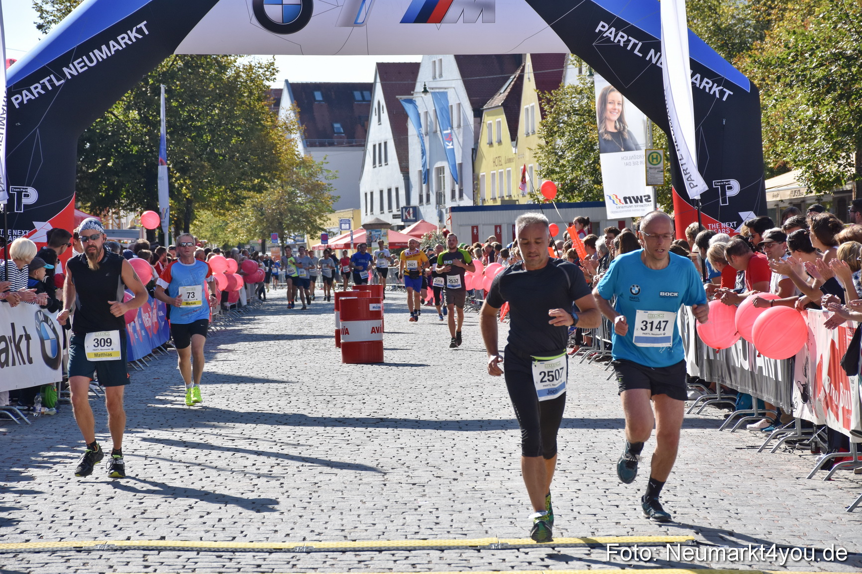 Zieleinlauf Stadtlauf Neumarkt 2018 0313